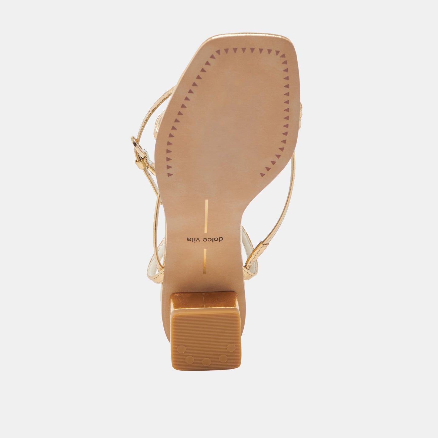Karlos Wide Gold Metallic Stella Sandals