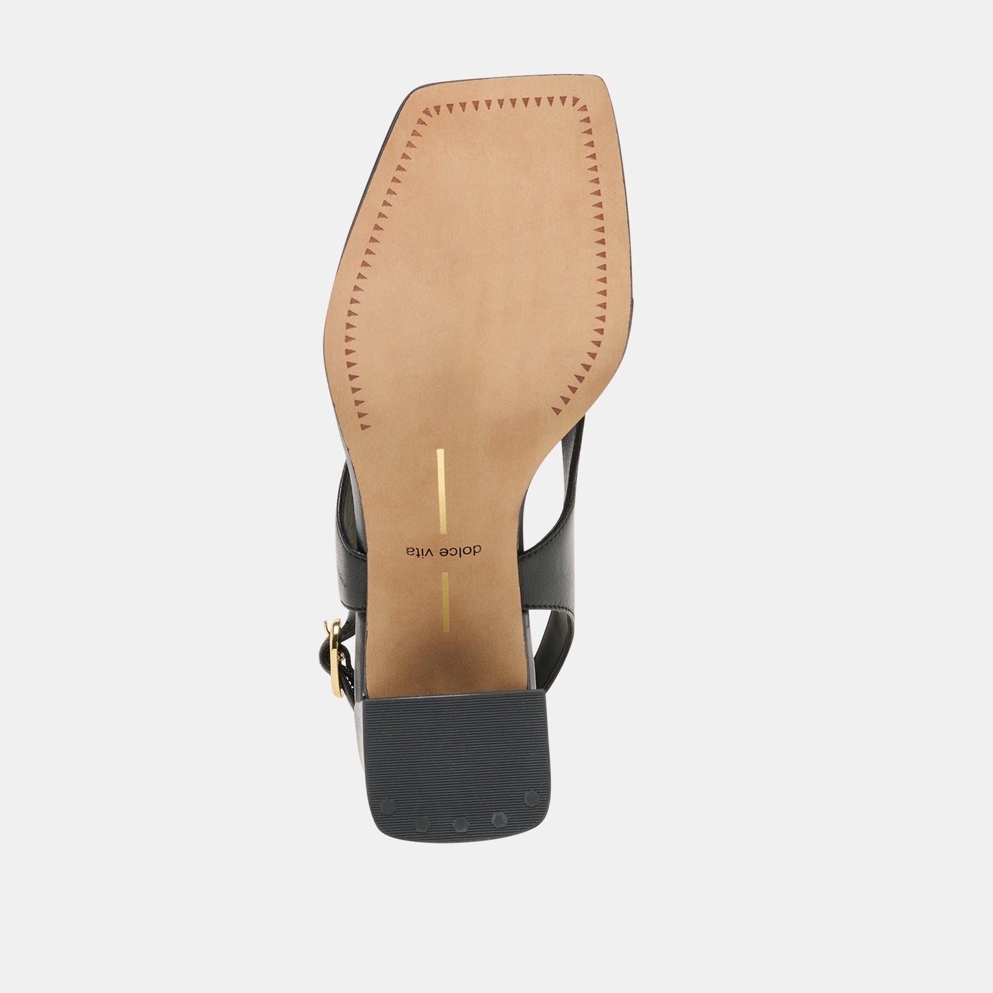 Yves Black Leather Heels