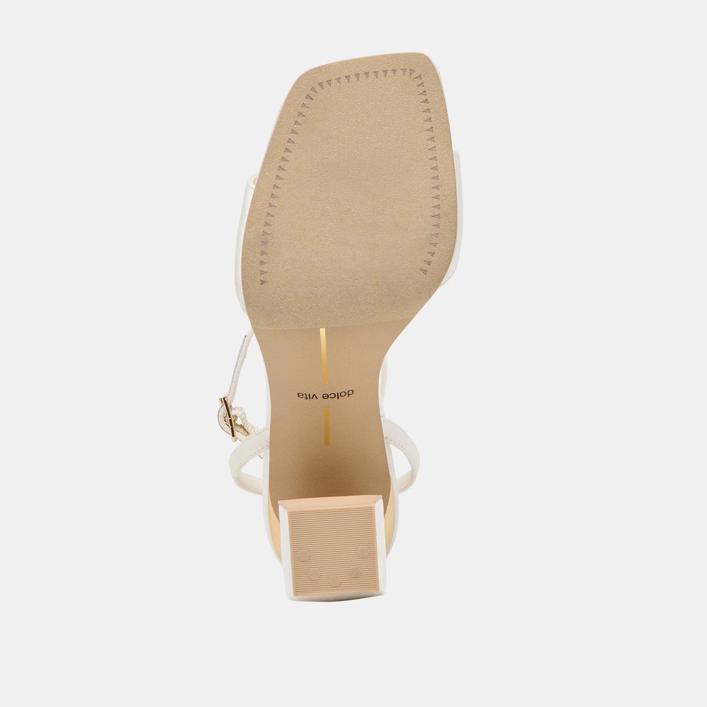 Tilda True White Satin Heels