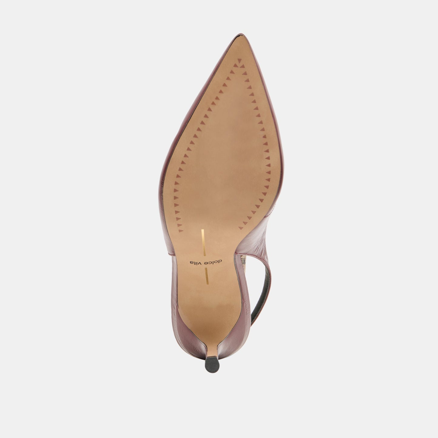Elasi Oxblood Crinkle Heels