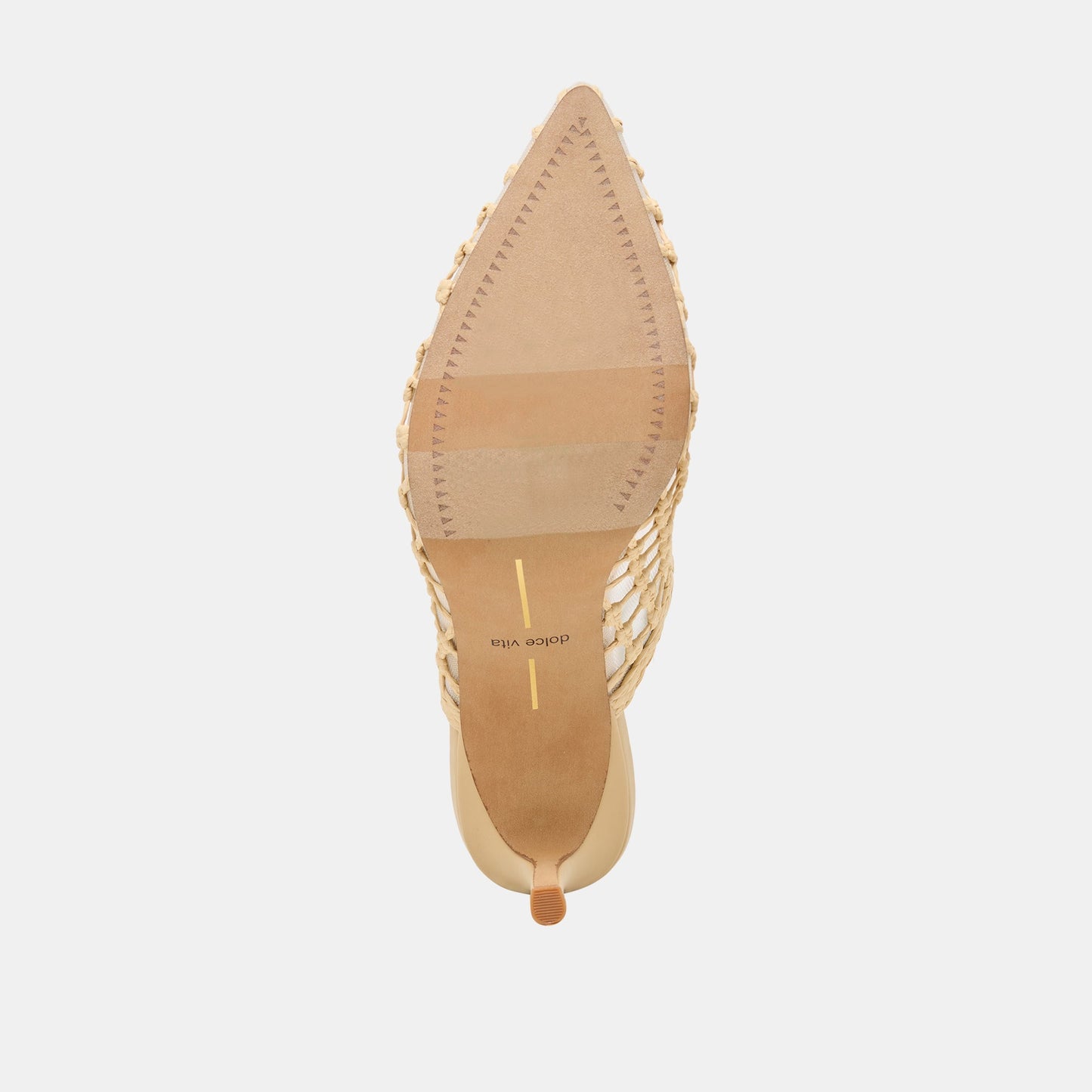 Yael Lt Natural Woven Raffia Heels