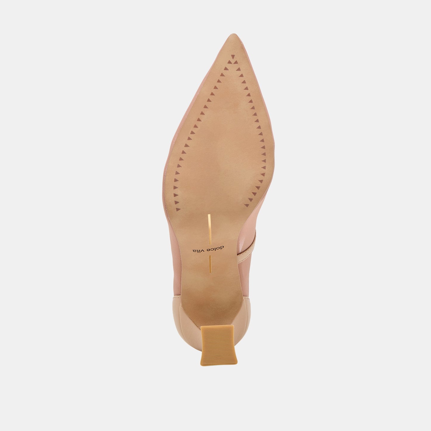 Malory Lt Tan Mesh Heels