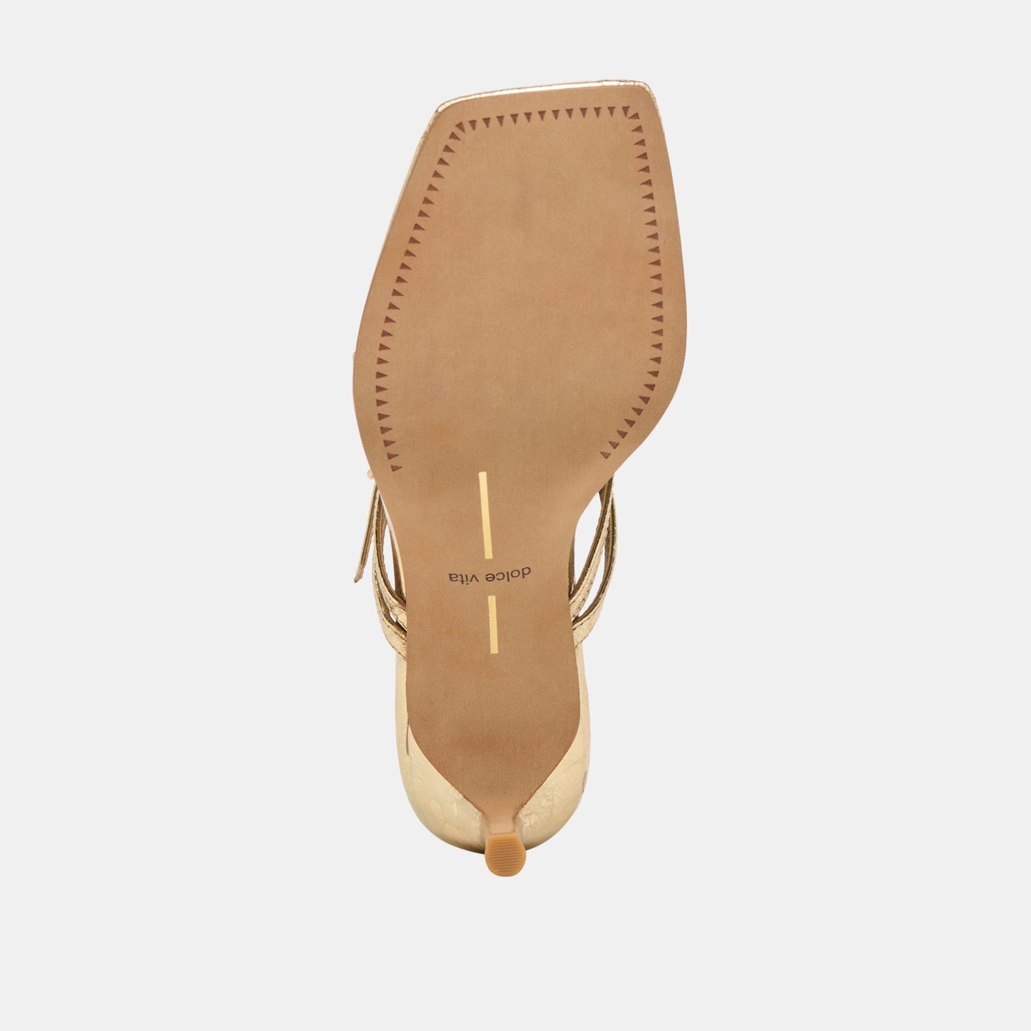 Biaga Gold Distressed Leather Heels