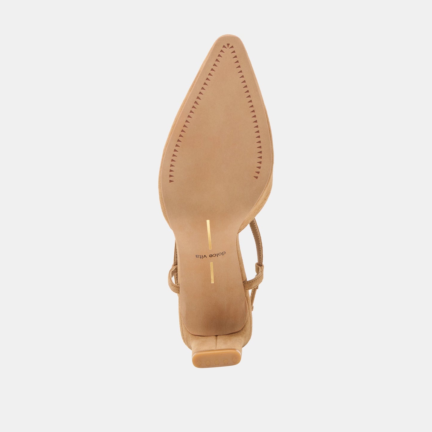 Ginay Lt Brown Suede Heels