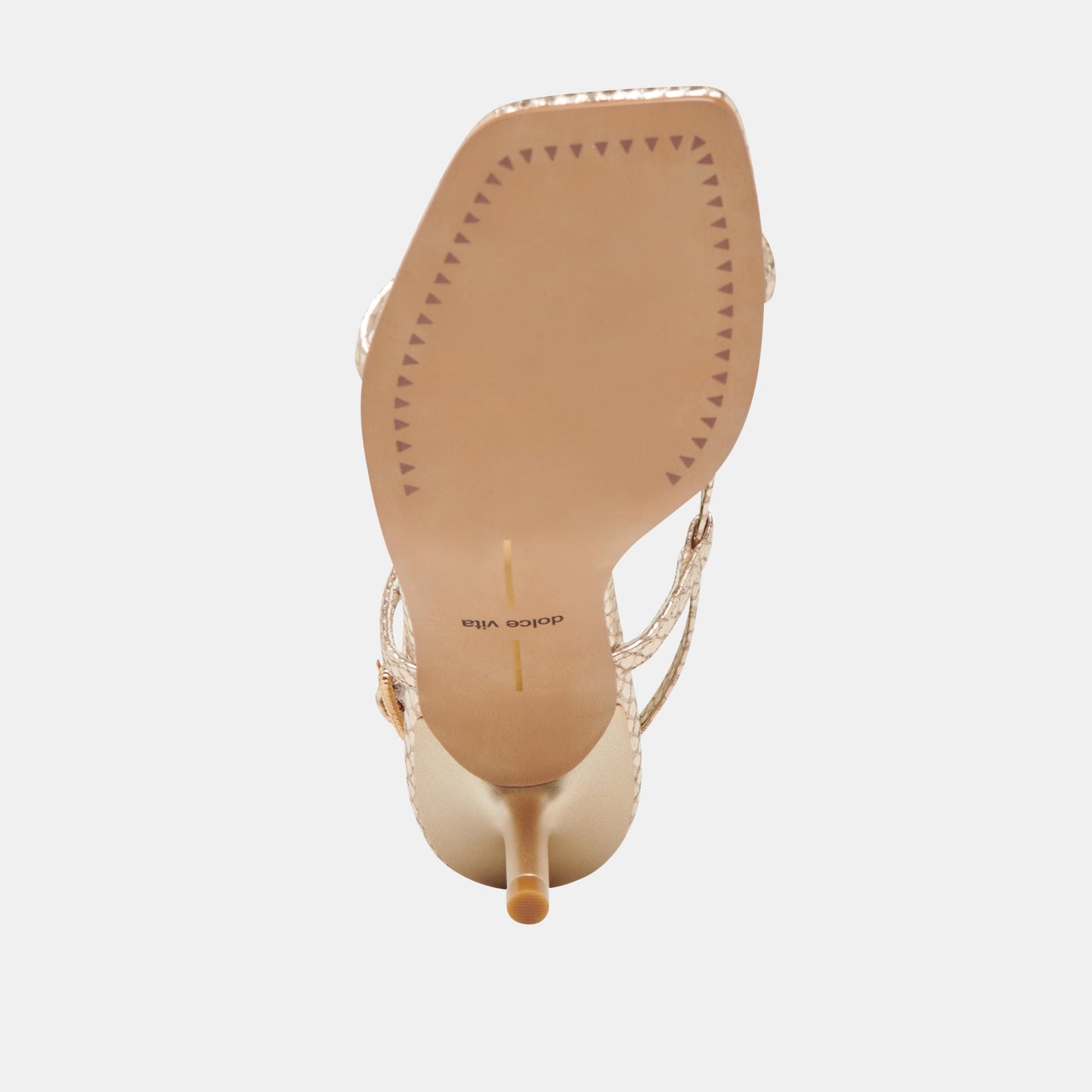 LAURY HEELS CHAMPAGNE EMBOSSED LEATHER
– Dolce Vita