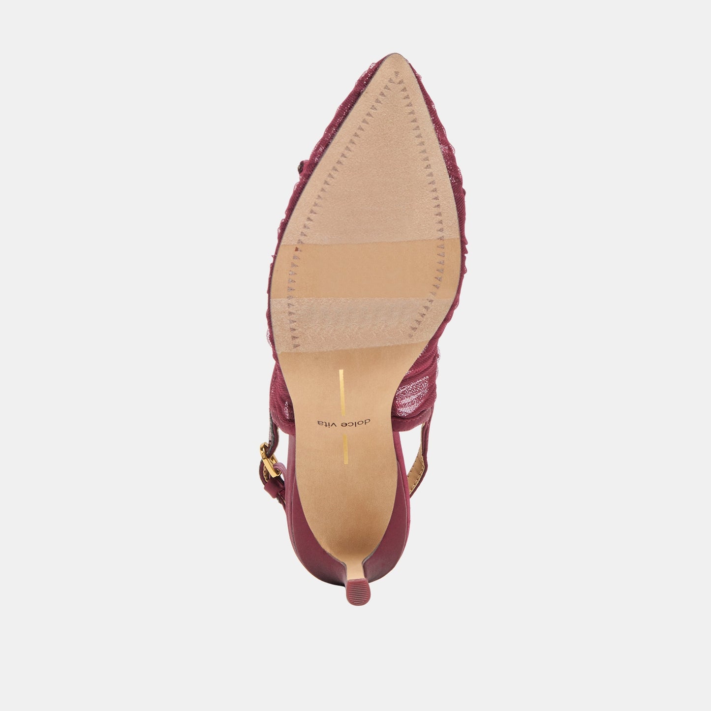 Yela Cranberry Tulle Heels