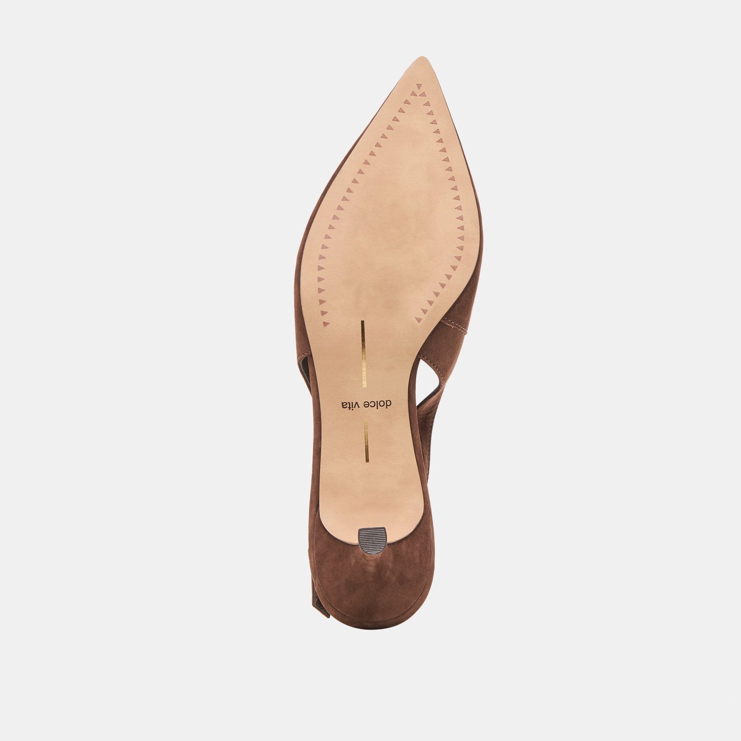 Alenna Dk Brown Suede Heels