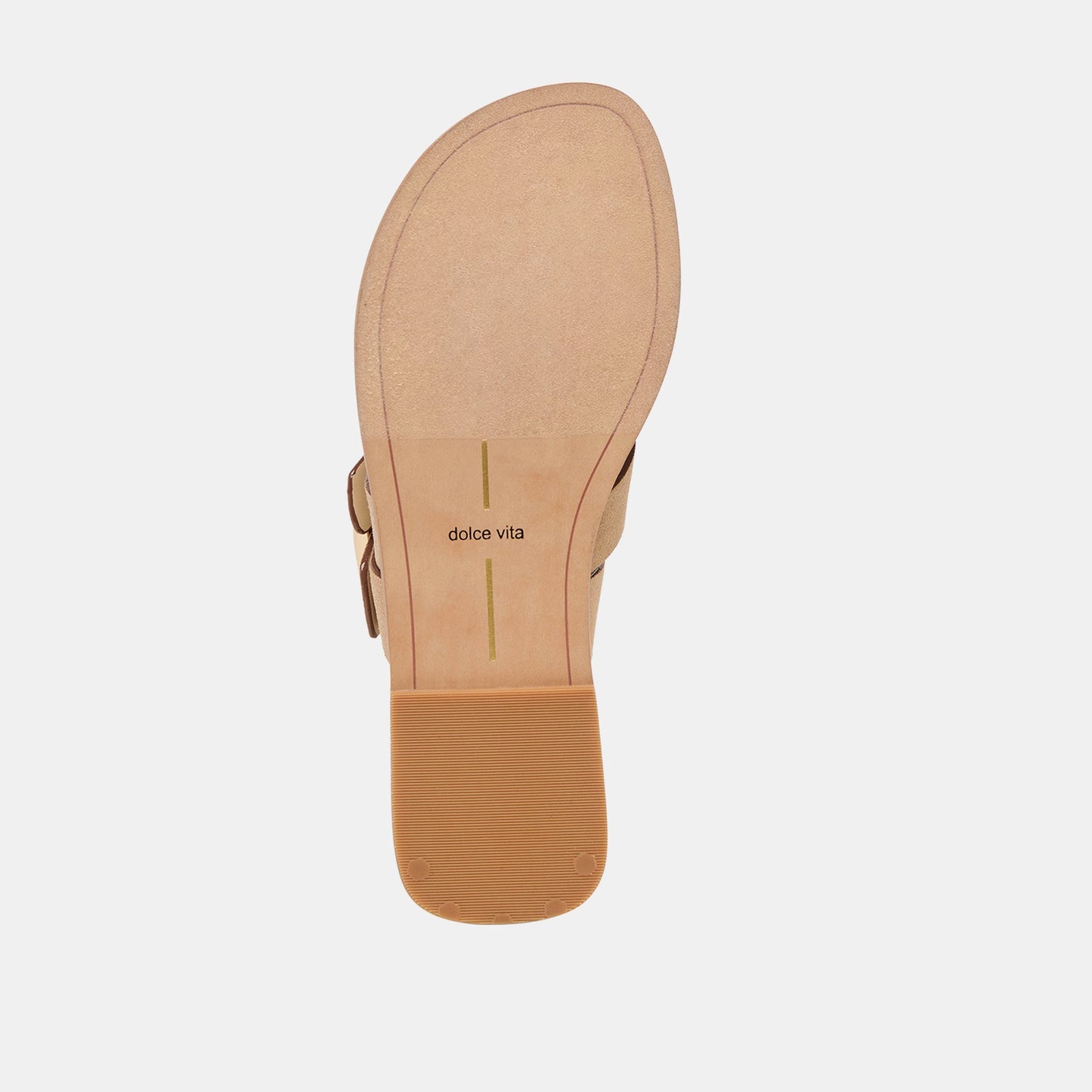 Shore Camel Suede Sandals