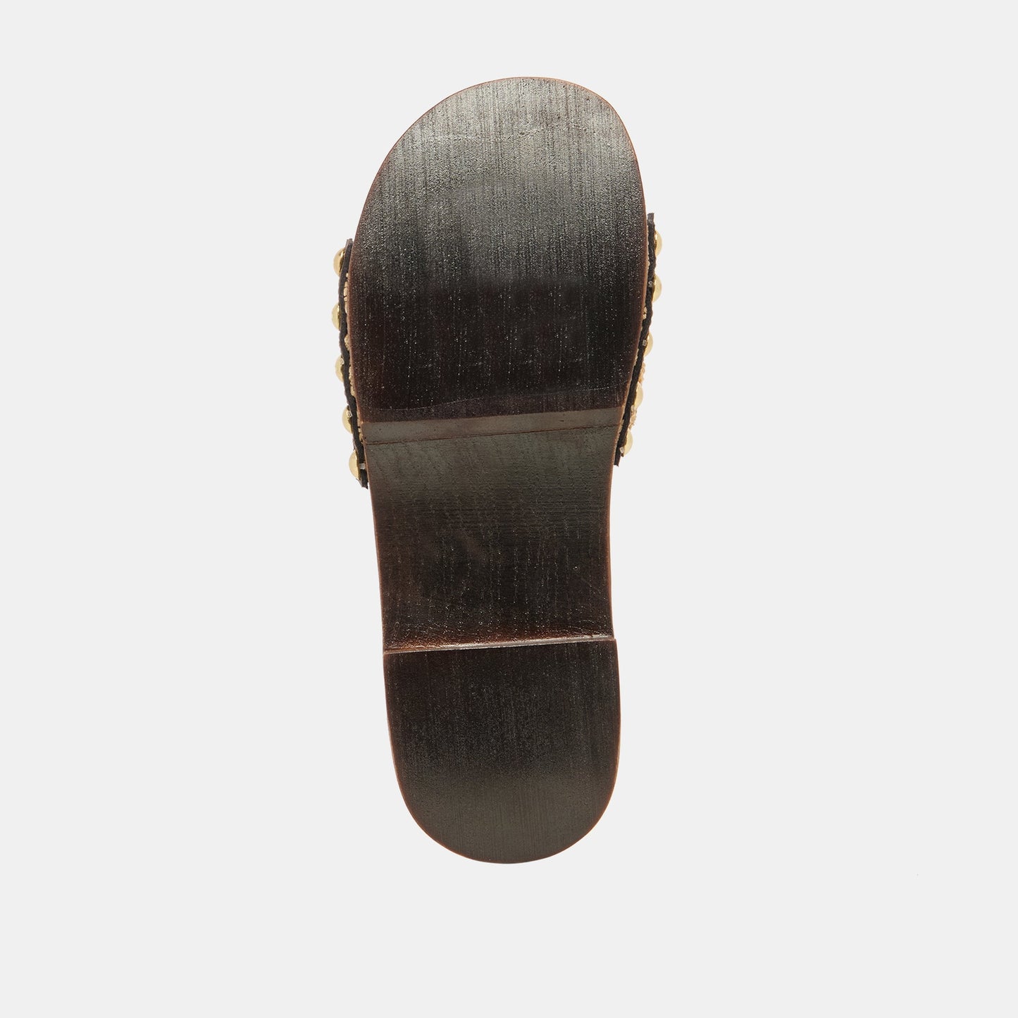 SADIE Tan Raffia Wood Sole Open-Toe Sandals