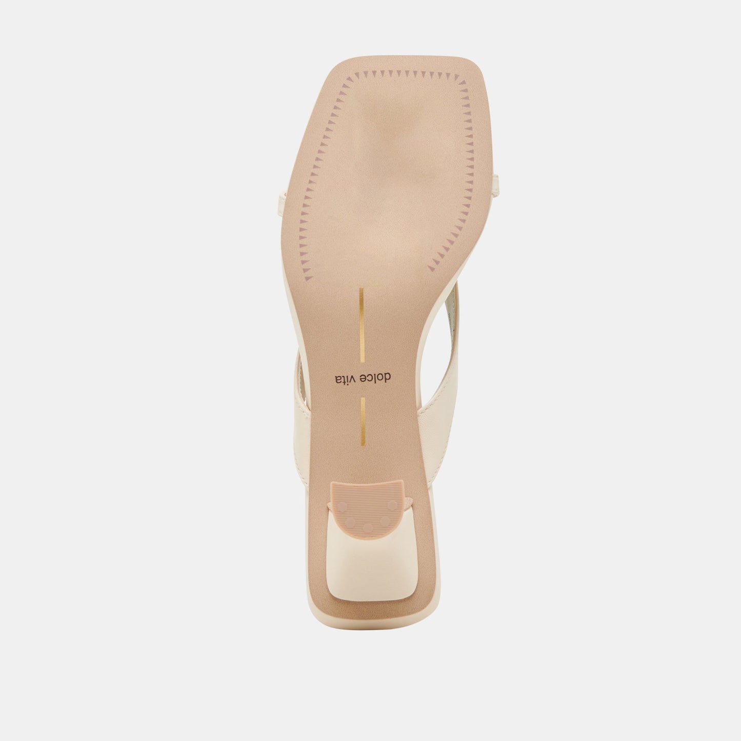 Brevel Wide Bone Leather Heels