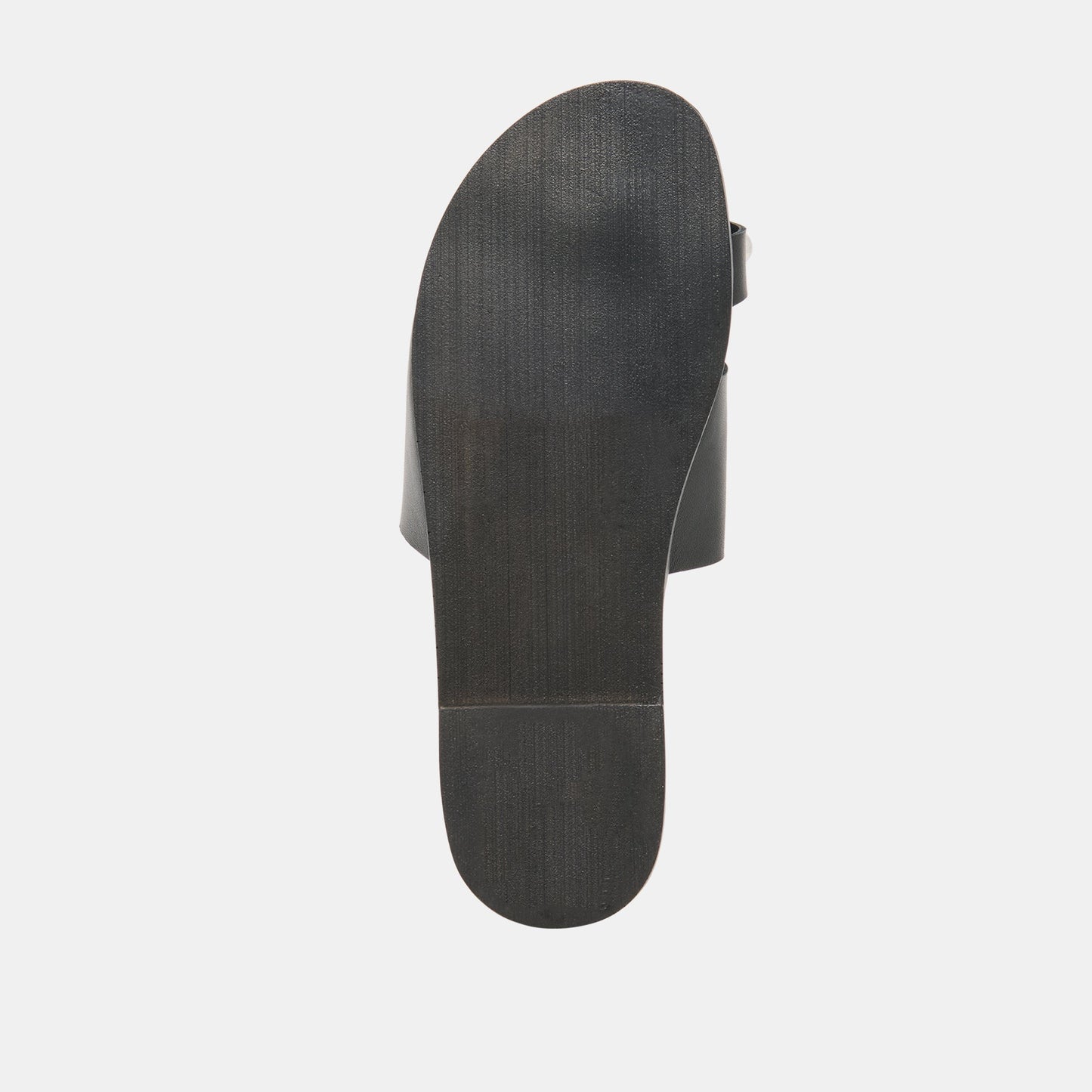MOXY Black Leather Metal Detail Open-Toe Sandals