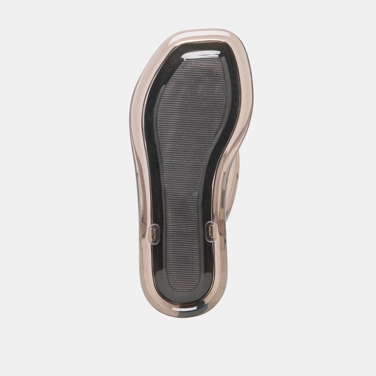 JOZEY Black Jelly Flip-Flop Sandals