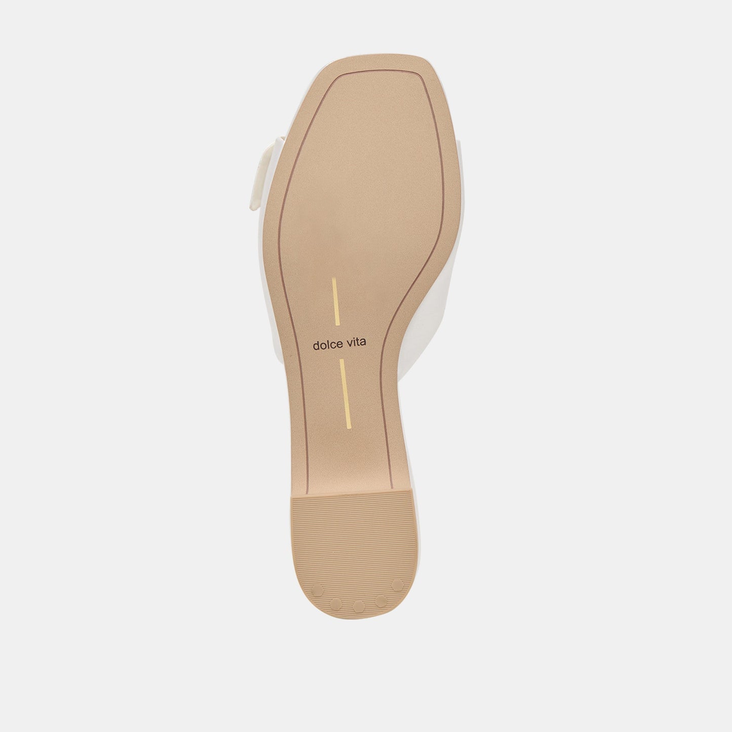 Edina True White Satin Sandals