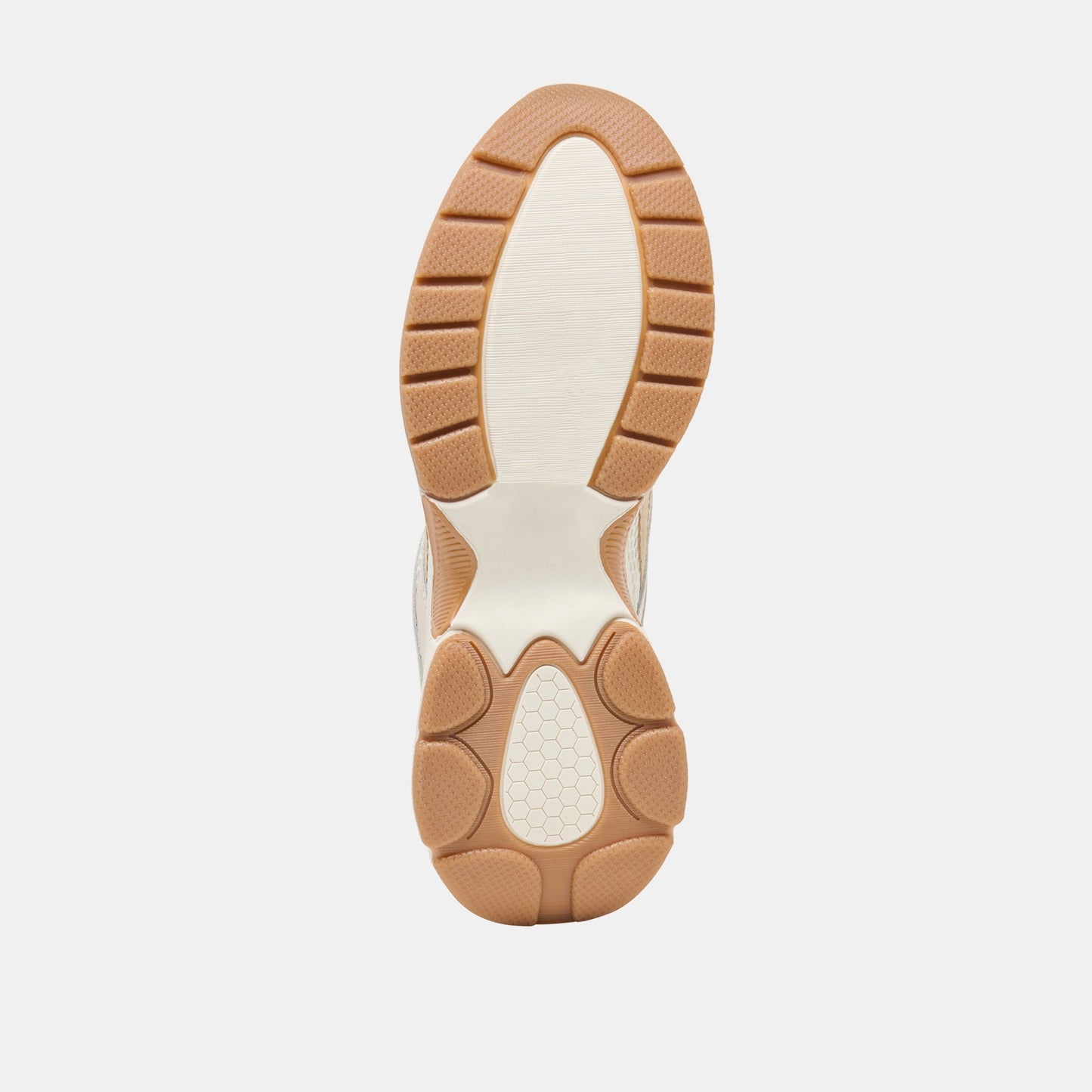 SWAYZY Ivory Multi Suede Platform Slip-on Sneakers