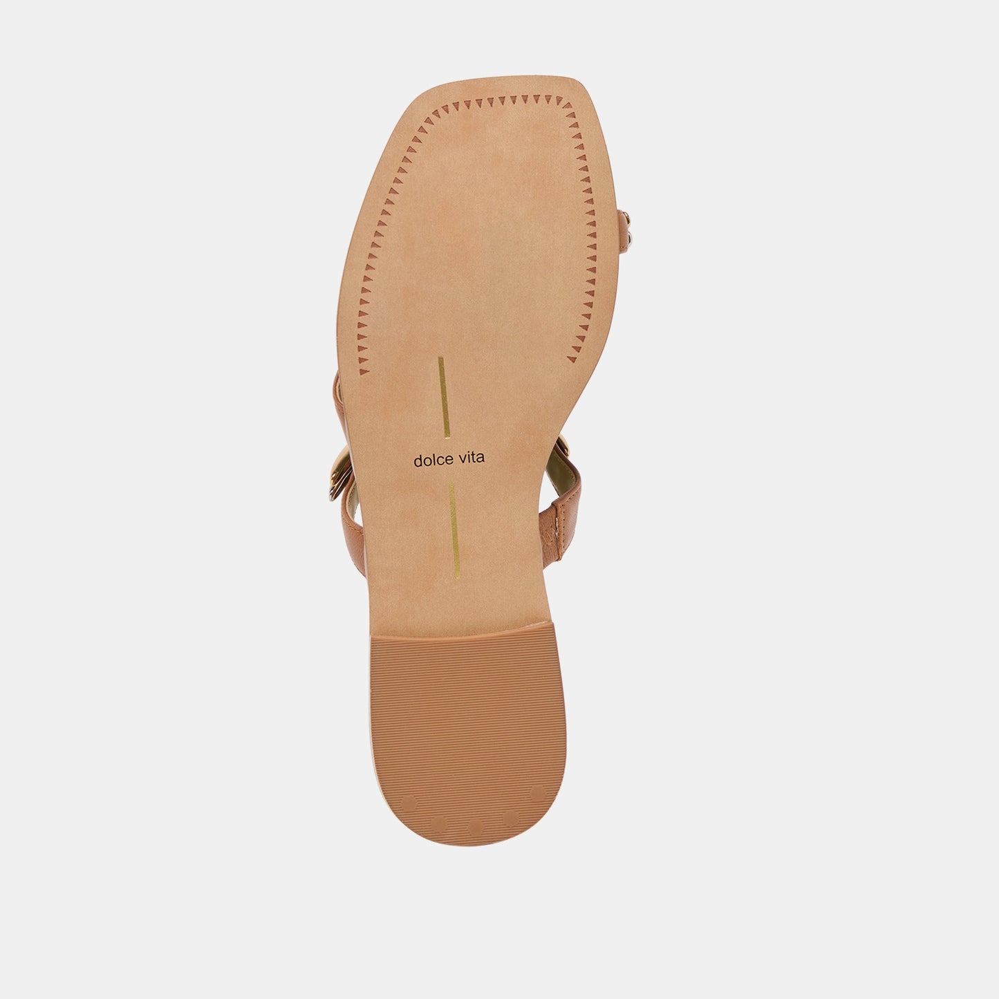Tarina Caramel Leather Sandals