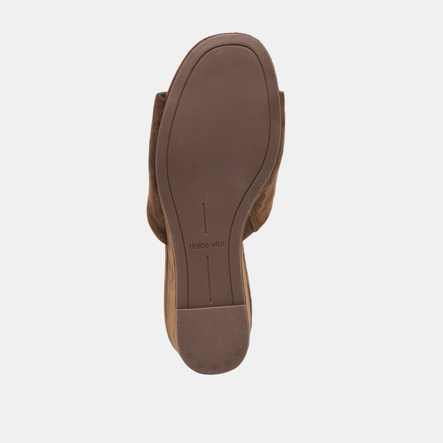 Holta Dk Brown Suede Wedges