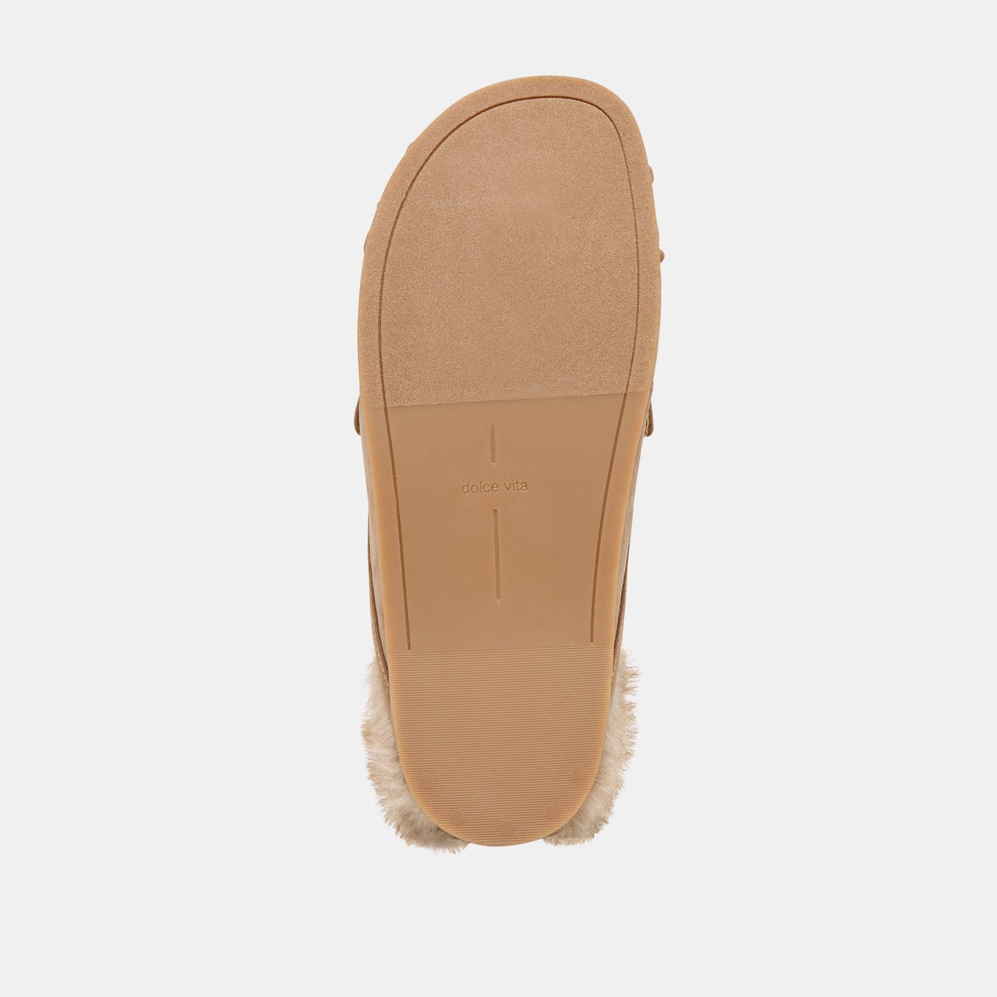 Jodero Plush Mushroom Suede Flats