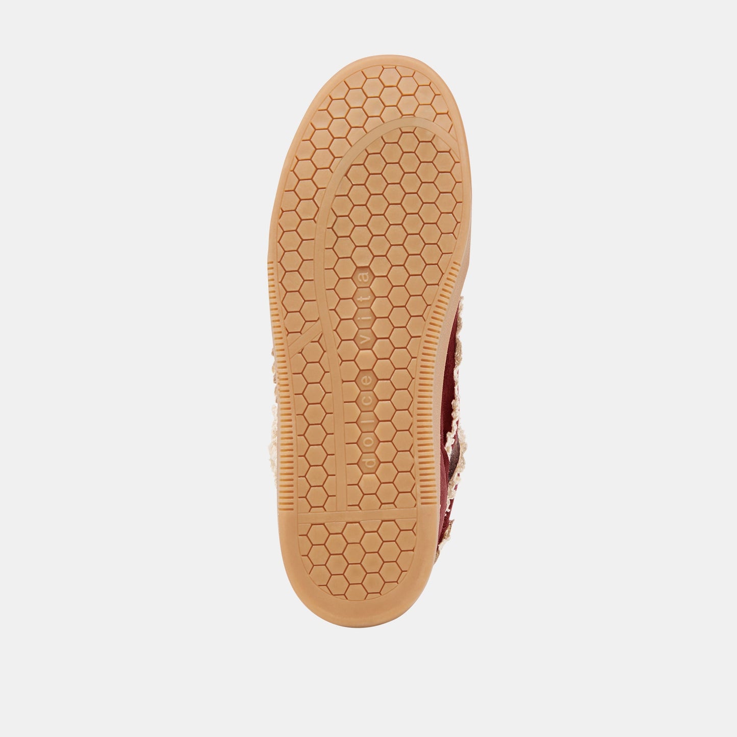 Notice Lace Oxblood Suede Sneakers