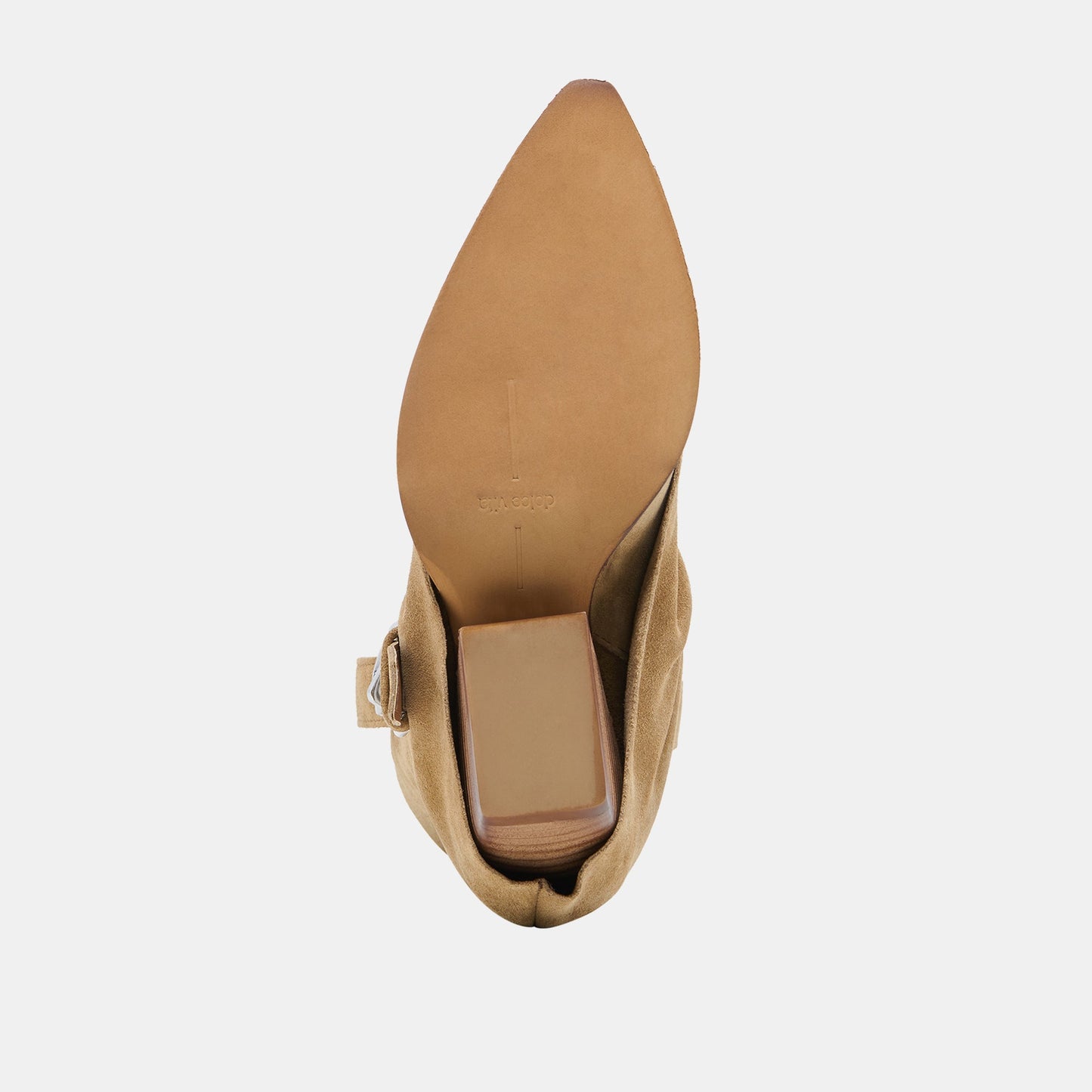ROGUE Camel Suede Mid-Calf Western Slouch Boots