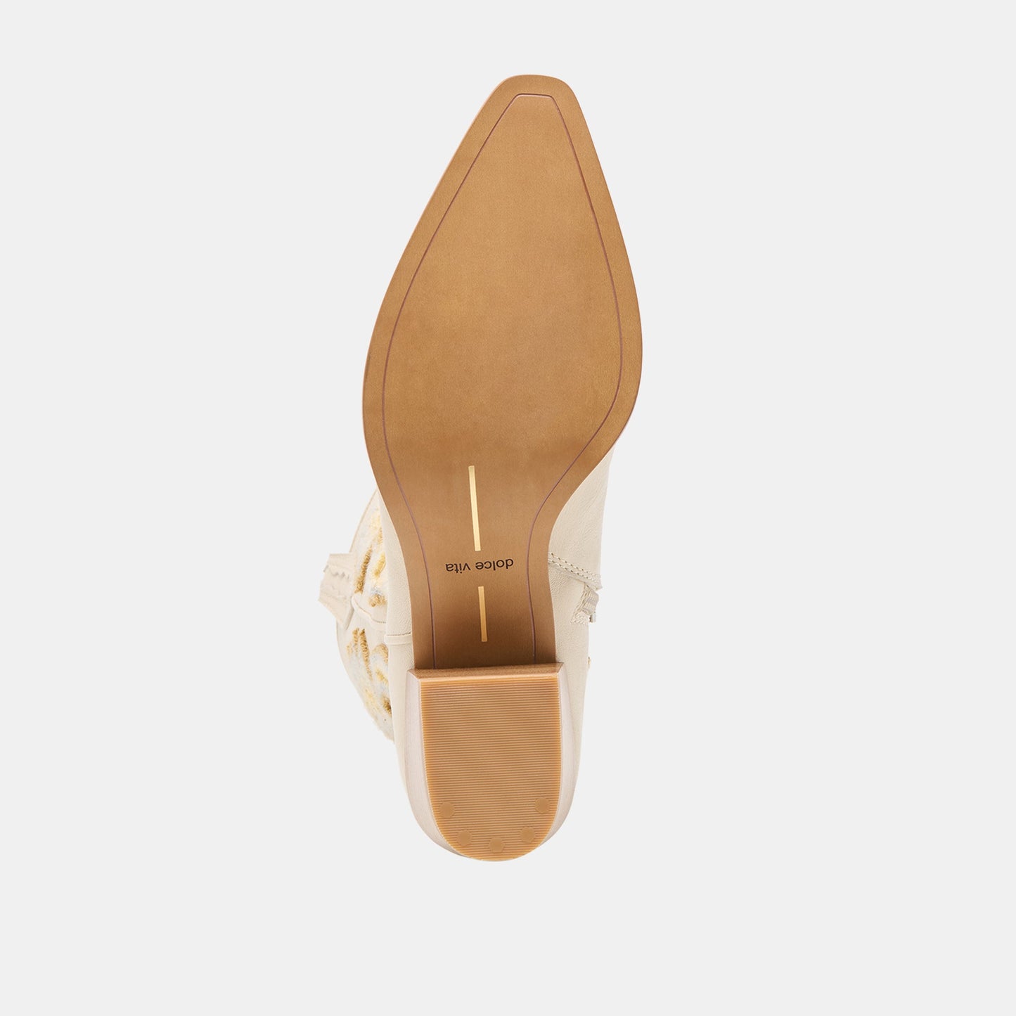 Vila Ivory Leather Boots