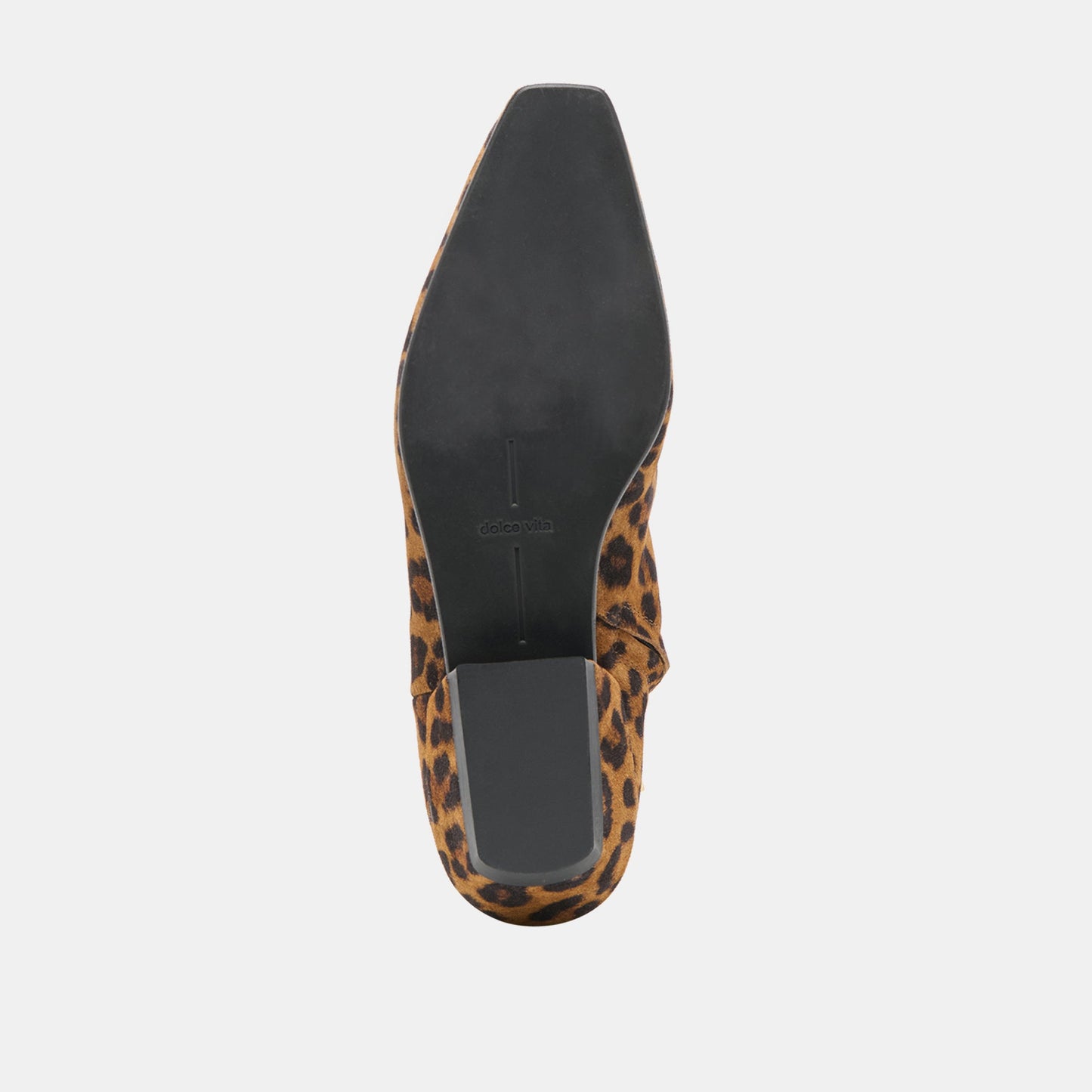 Joanie Leopard Printed Suede Booties