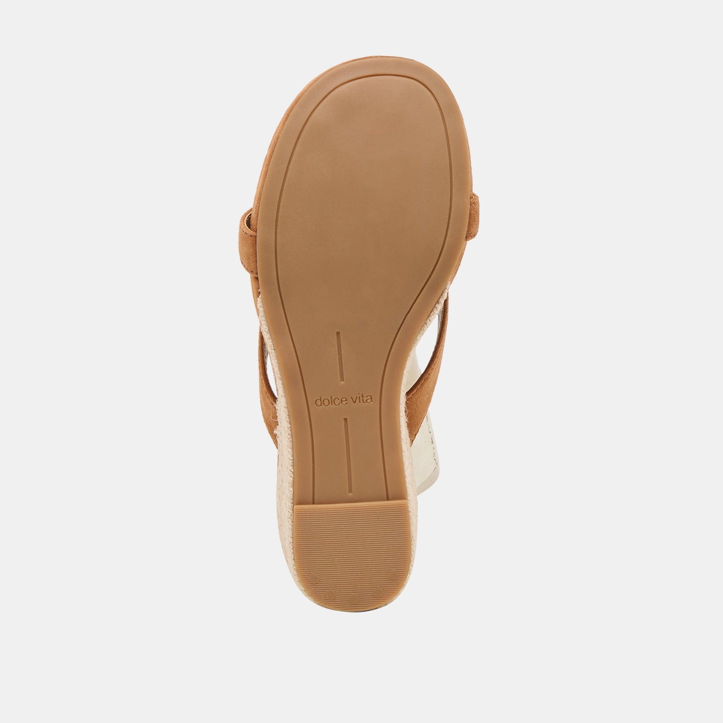 Helan Espadrille Brown Suede Wedges