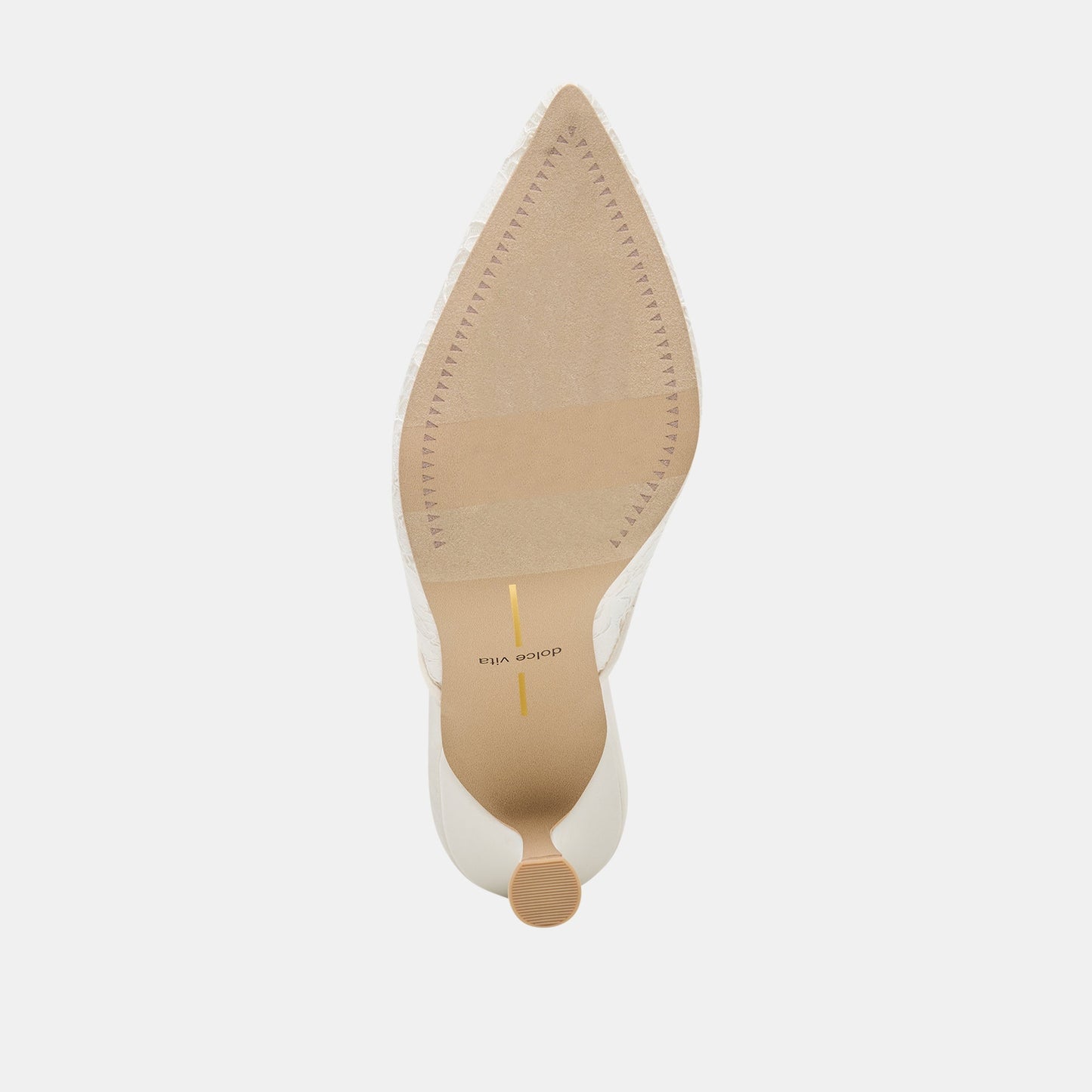 Cleo High True White Lace Heels
