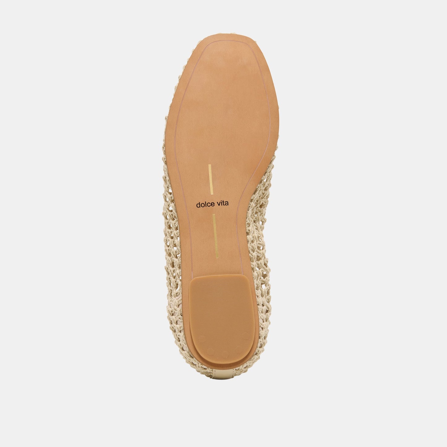 Kaylyn Oatmeal Crochet Flats