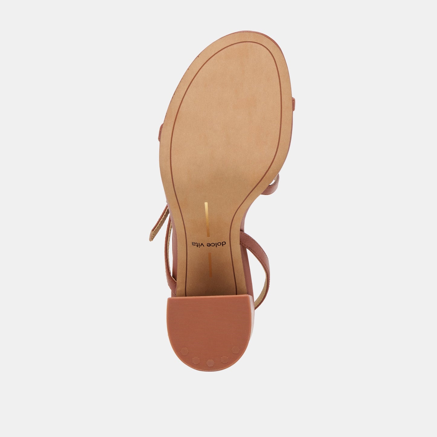 Faye Cognac Leather Heels