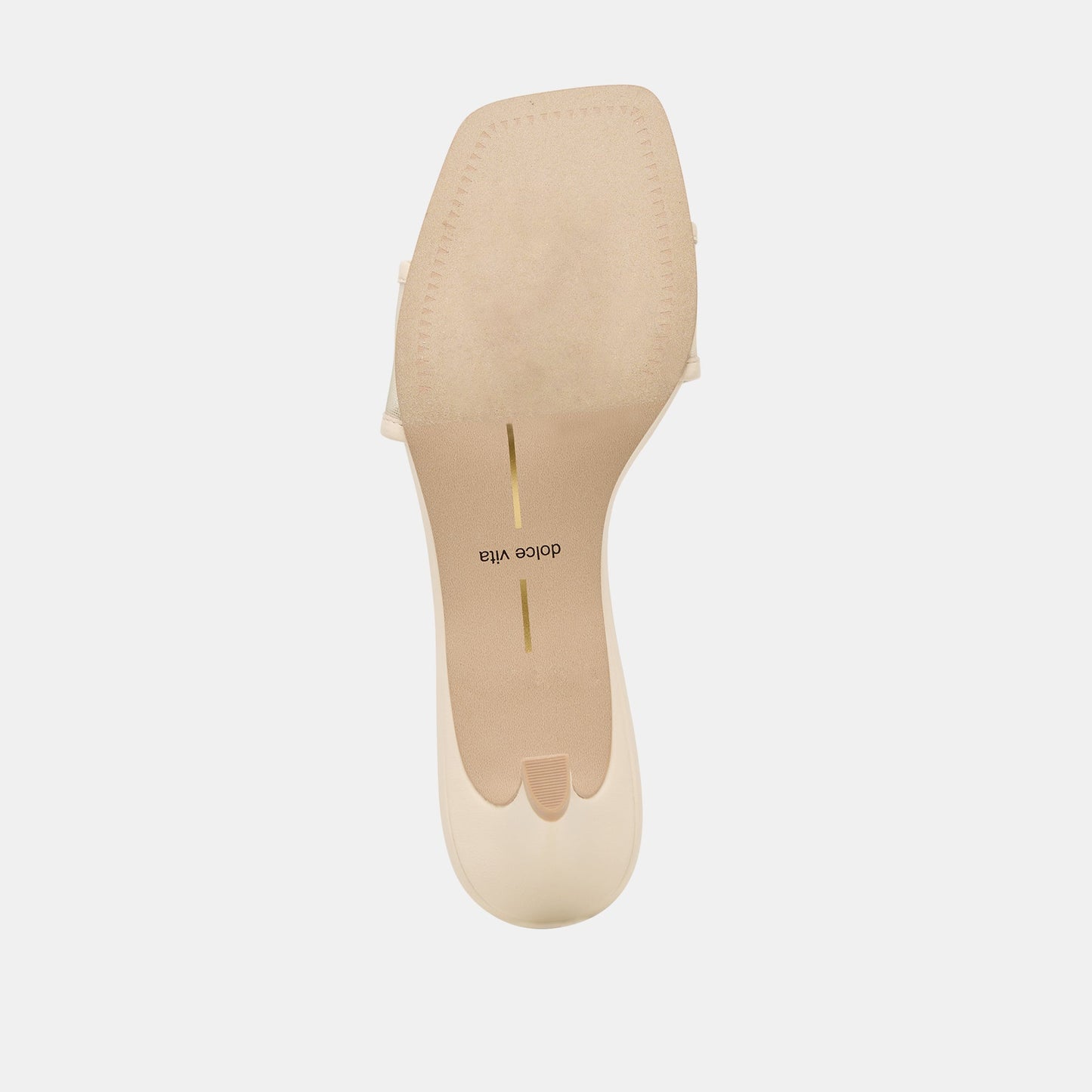 Rexa Mesh Creme Mesh Heels