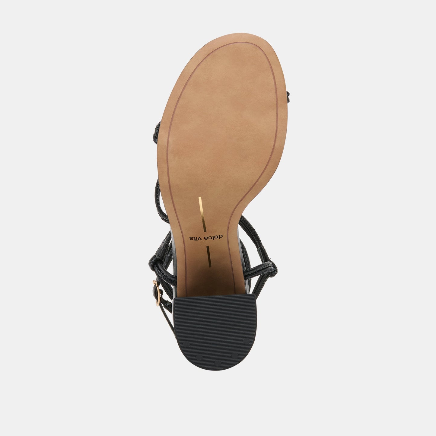 Fizzy Black Leather Heels
