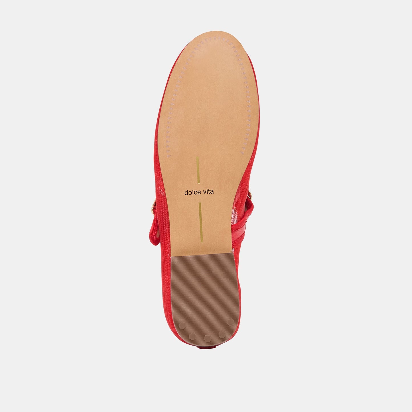 Relan Mesh Chili Mesh Ballet Flats