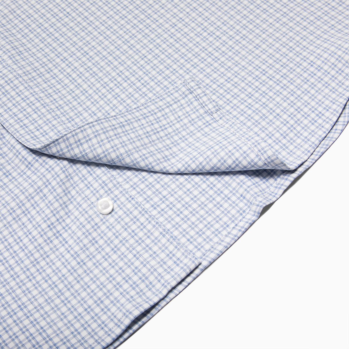 Resistol Performance Shirt - Blue and White Grid