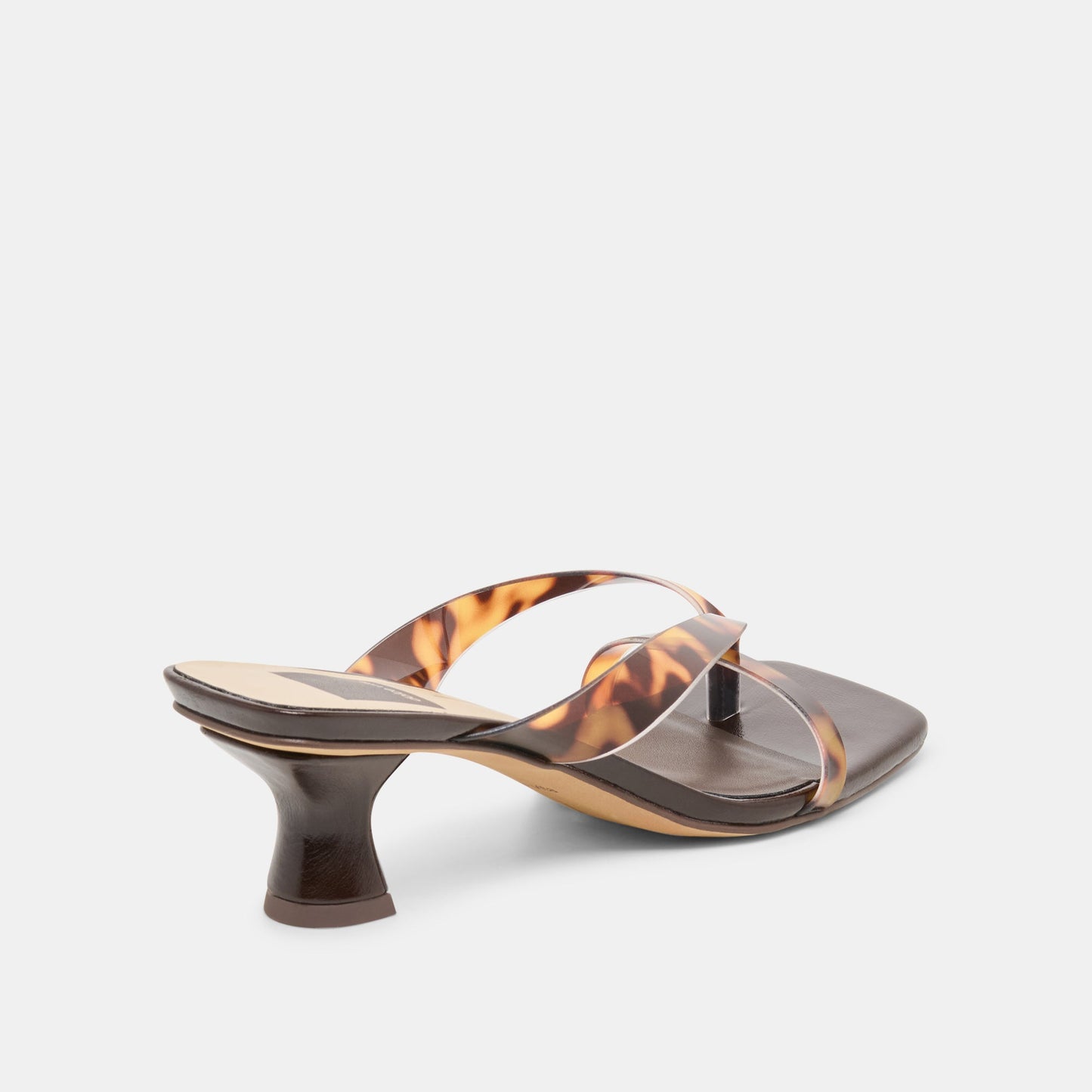 Brevel Vinyl Tortoise Jelly Heels