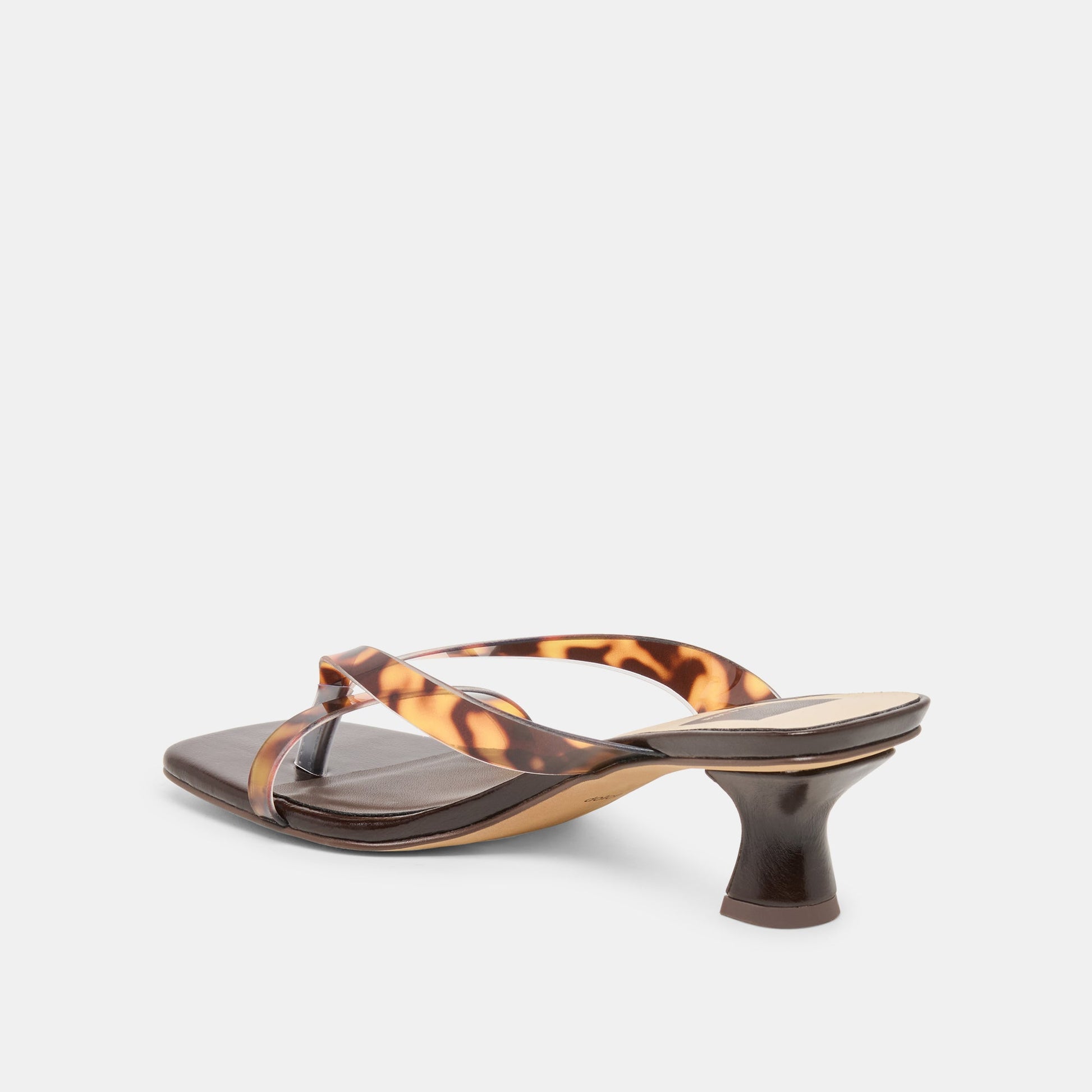 Brevel Vinyl Tortoise Jelly Heels
