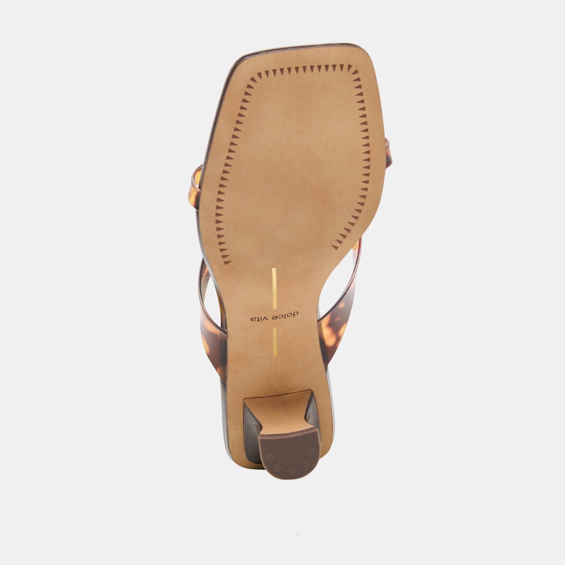 Brevel Vinyl Tortoise Jelly Heels