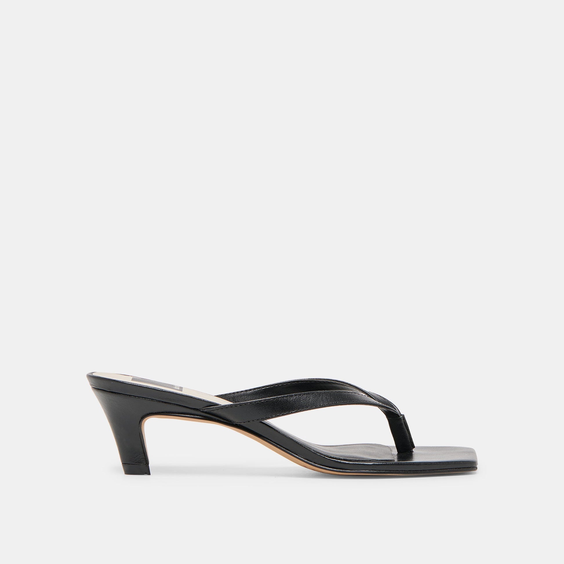 Ramia Black Leather Heels