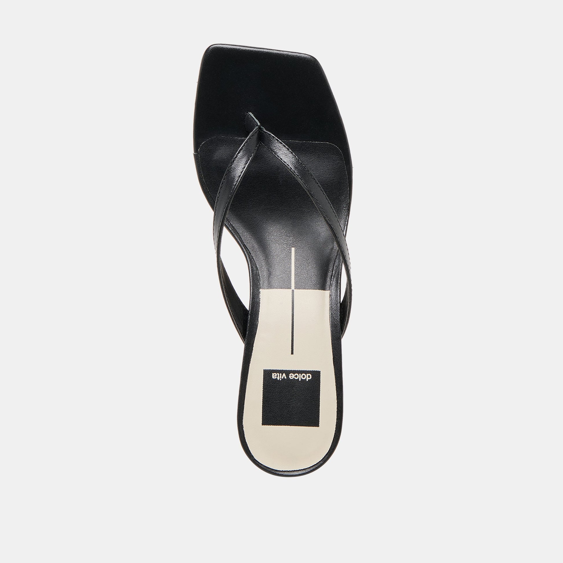 Ramia Black Leather Heels