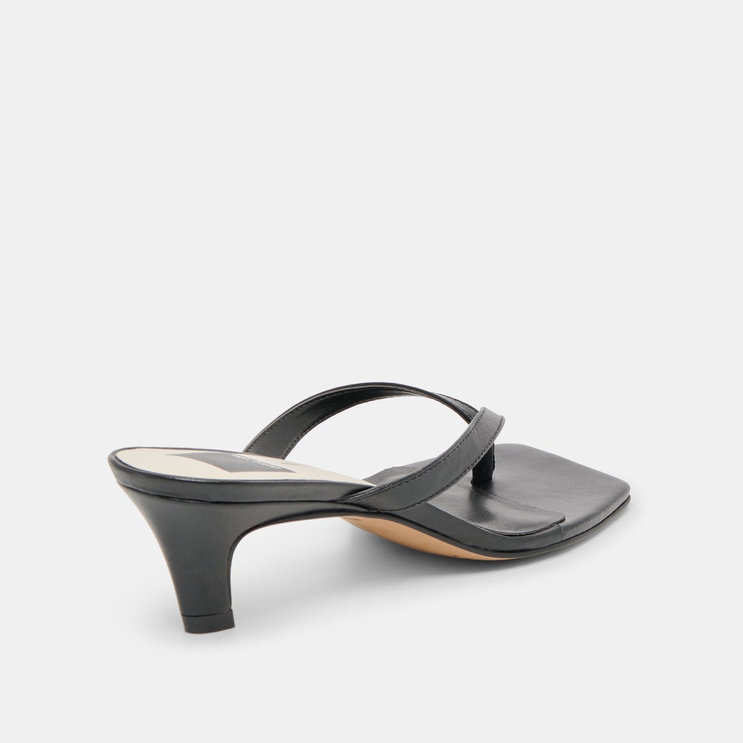 Ramia Black Leather Heels