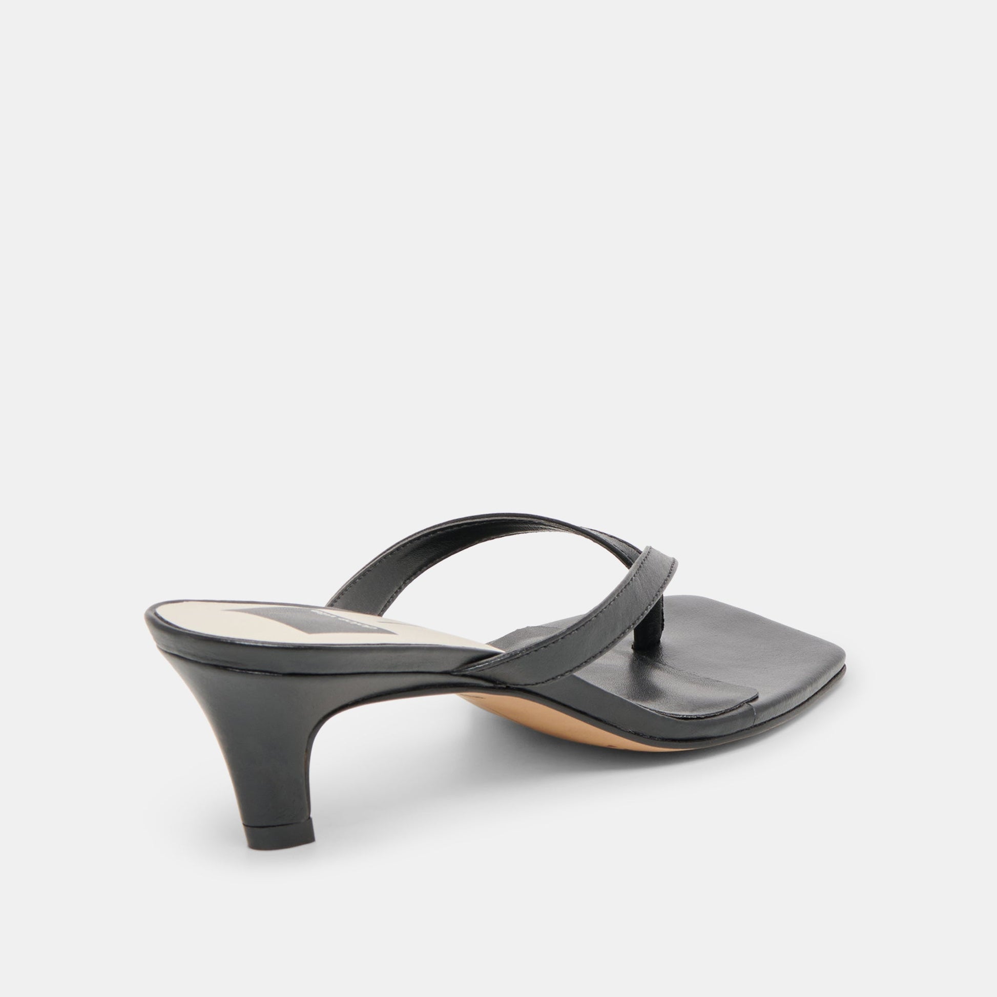 Ramia Black Leather Heels