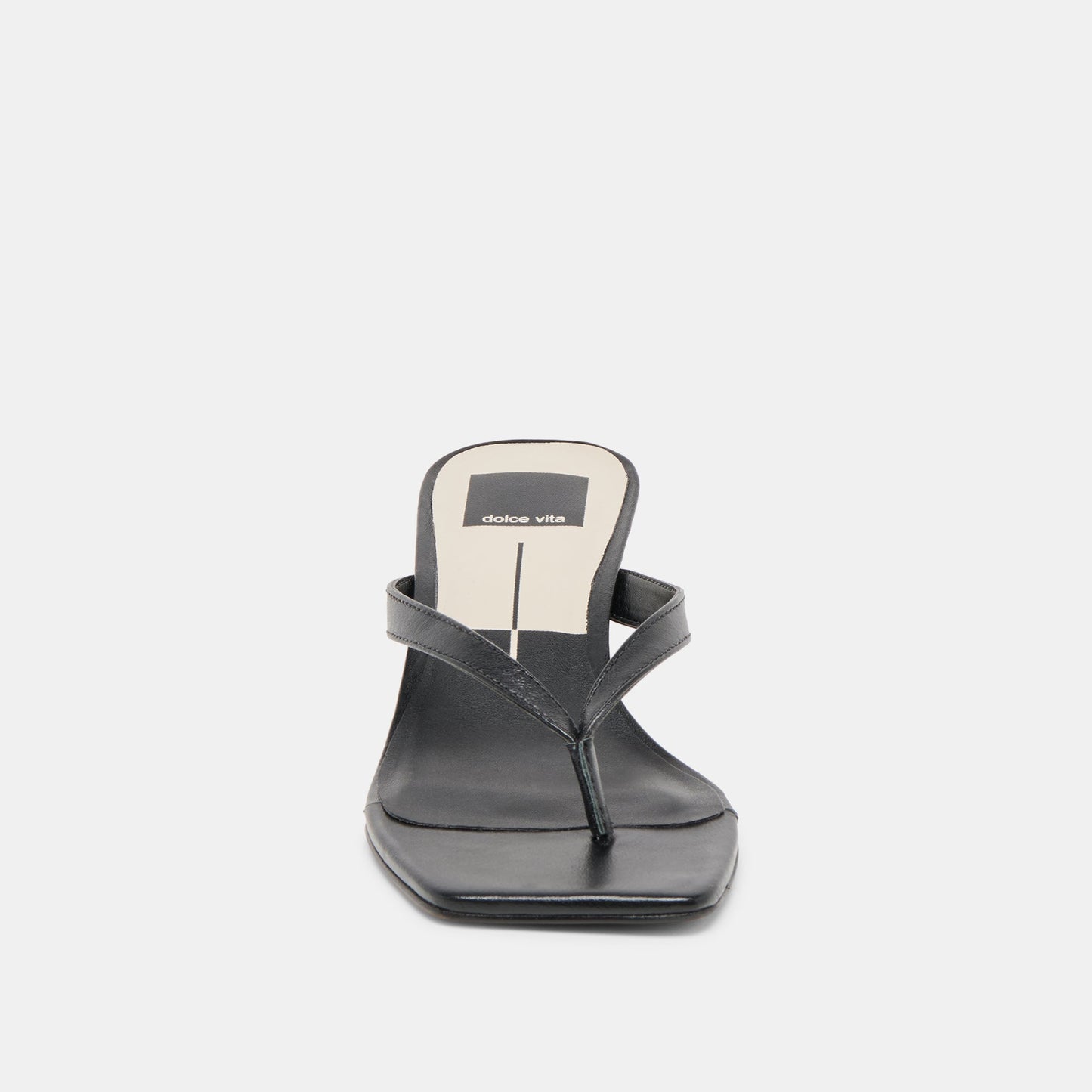 Ramia Black Leather Heels