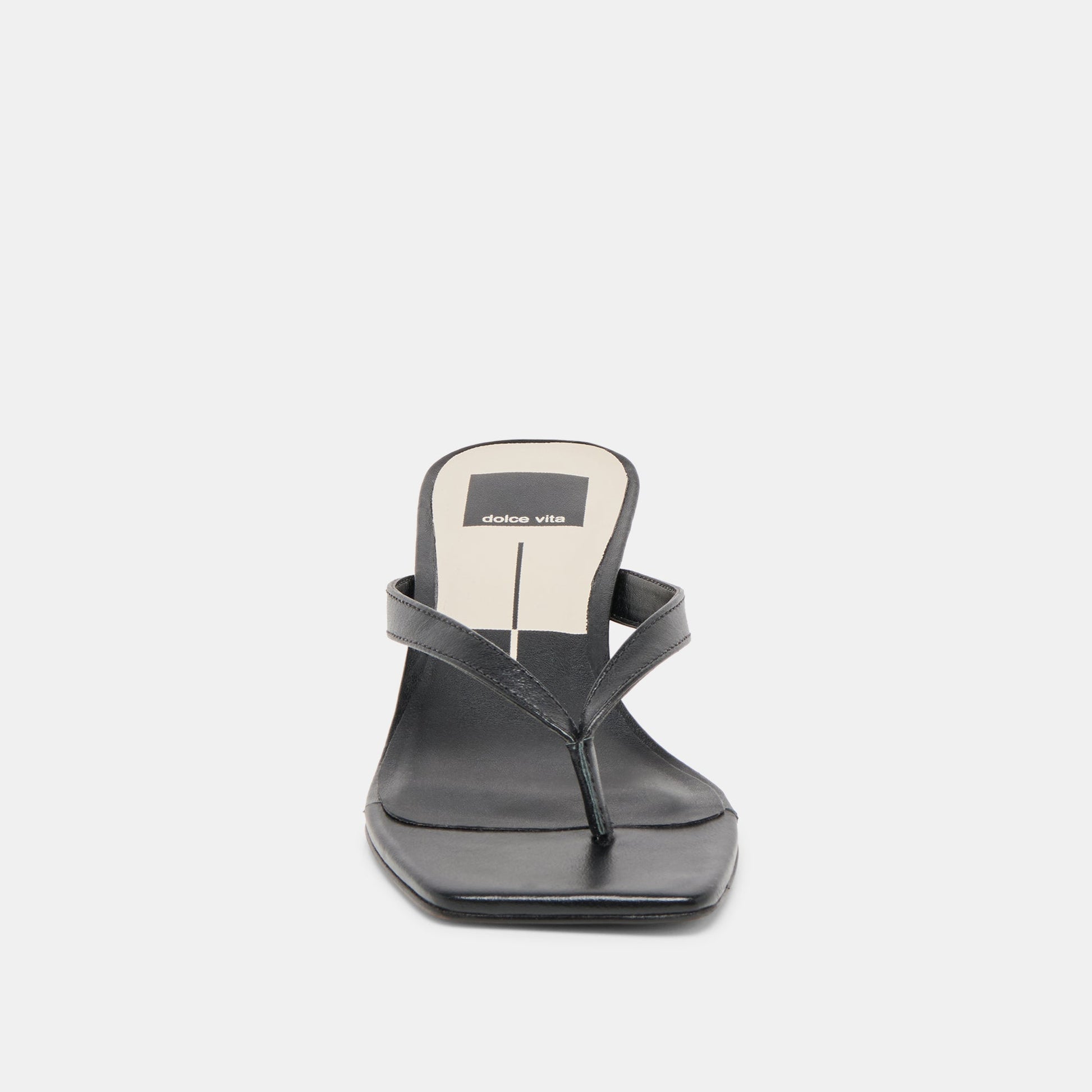 Ramia Black Leather Heels