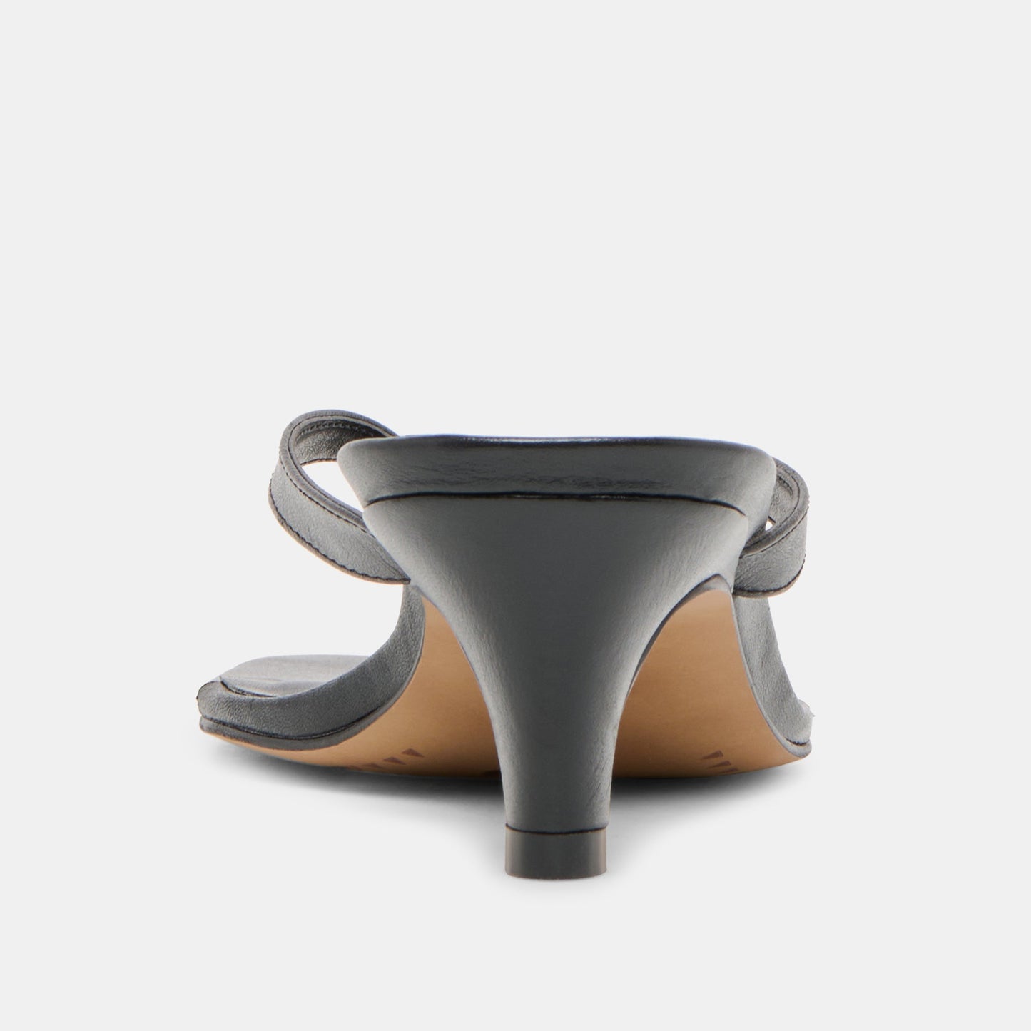 Ramia Black Leather Heels