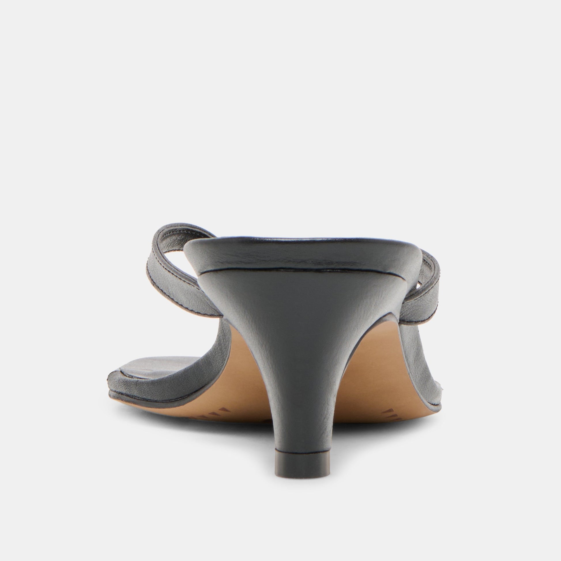Ramia Black Leather Heels