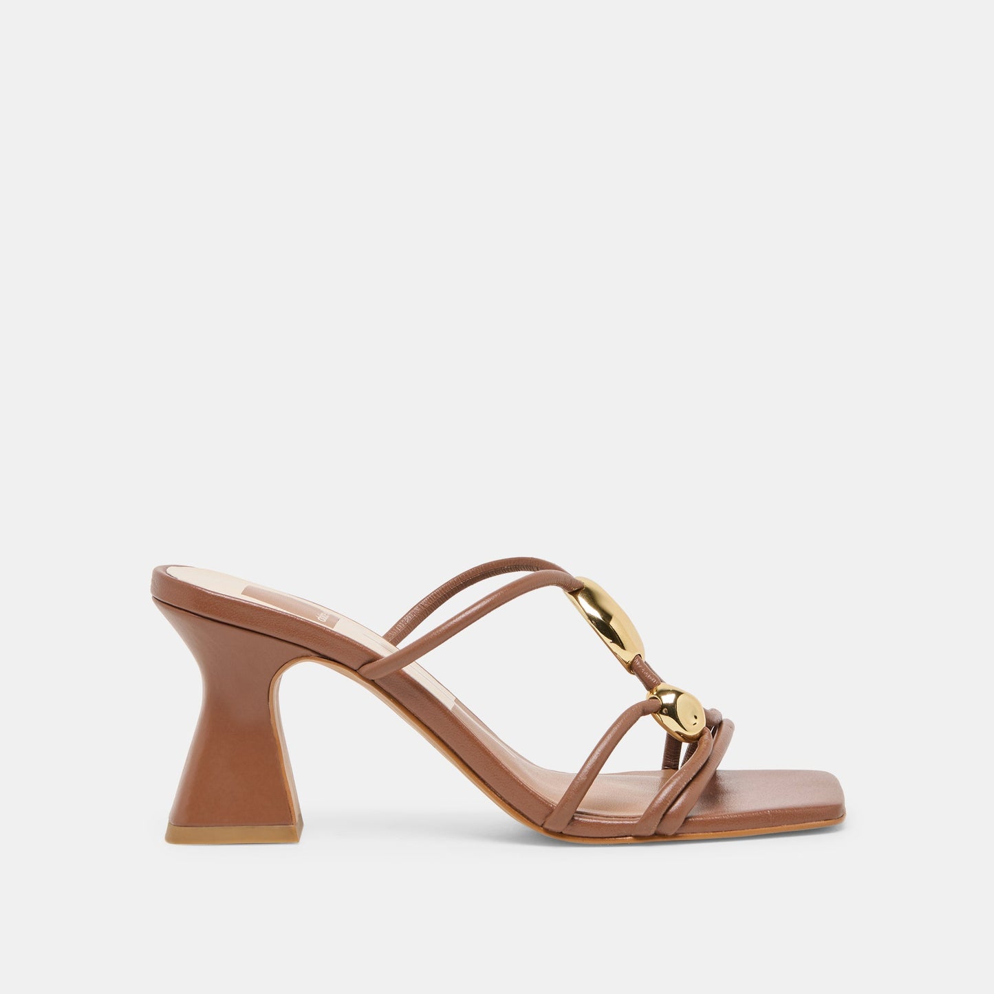 Alayna Cognac Leather Heels