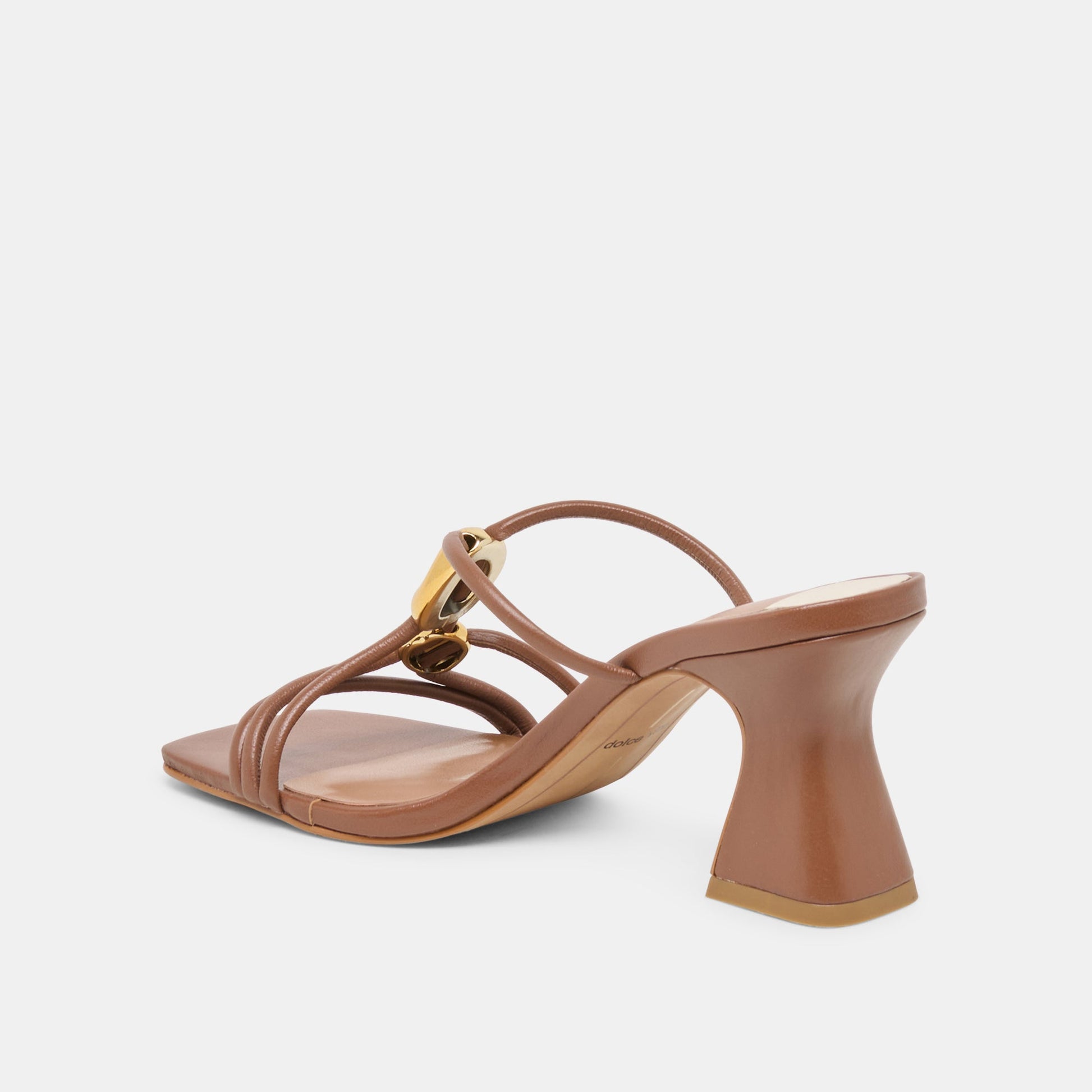 Alayna Cognac Leather Heels