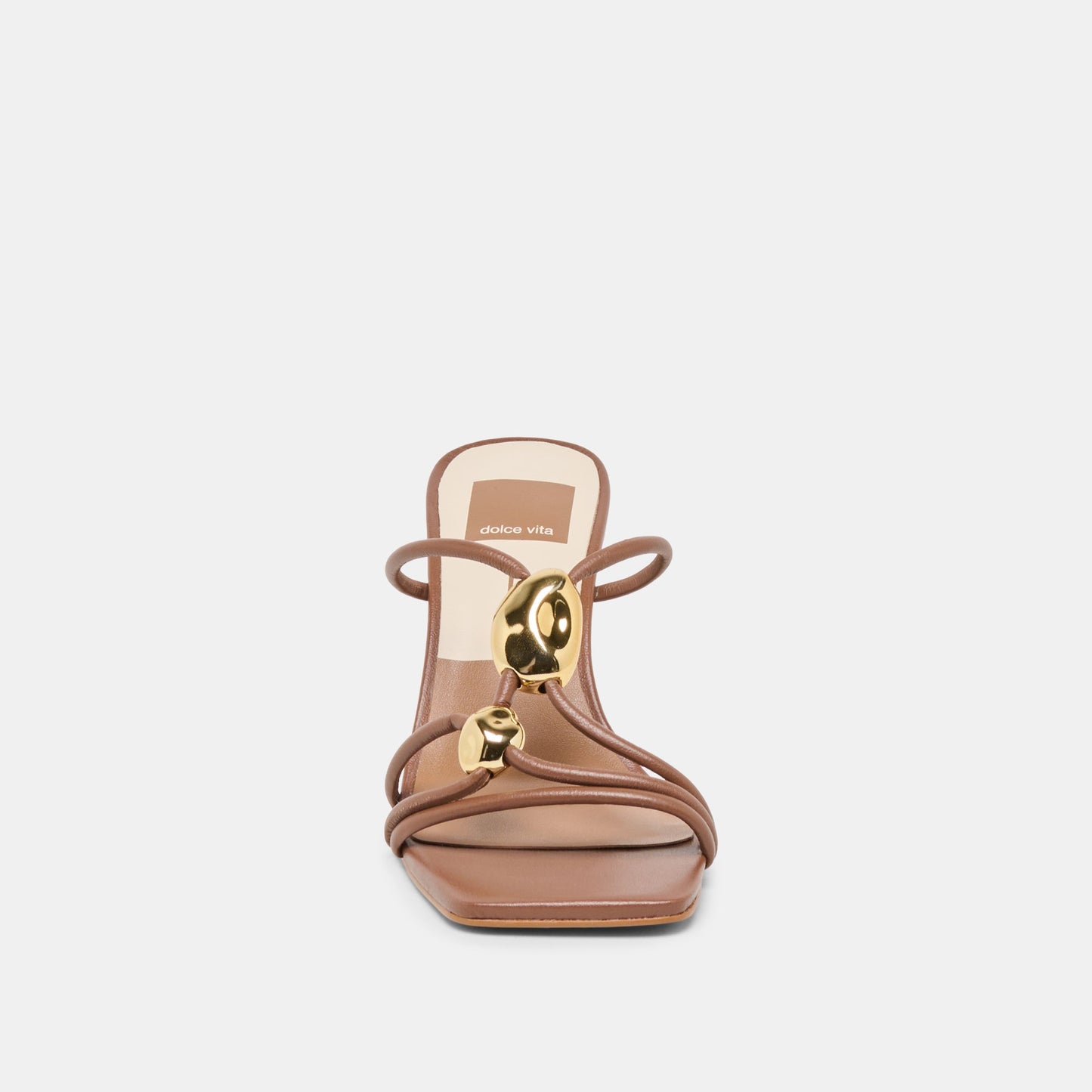 Alayna Cognac Leather Heels