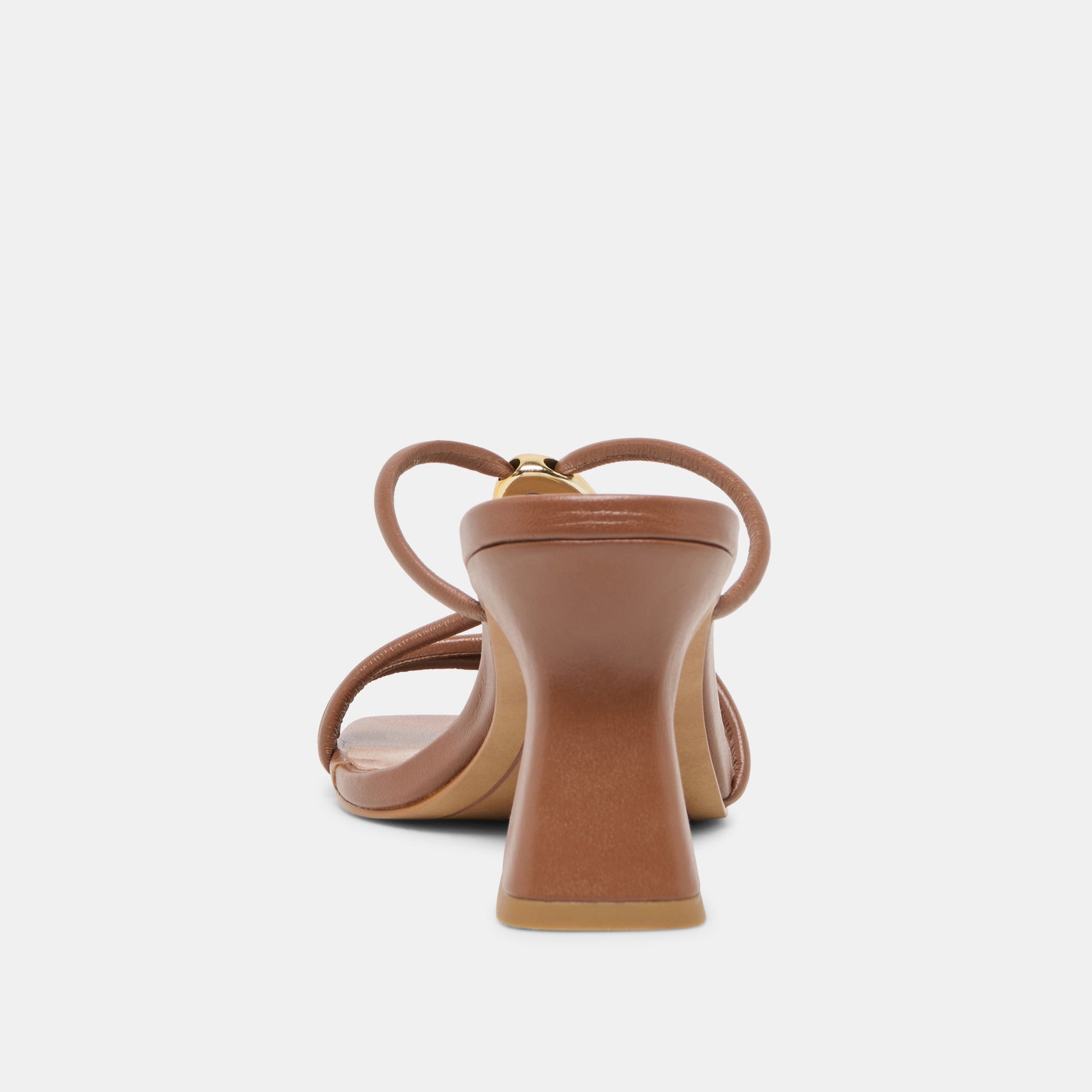 Alayna Cognac Leather Heels