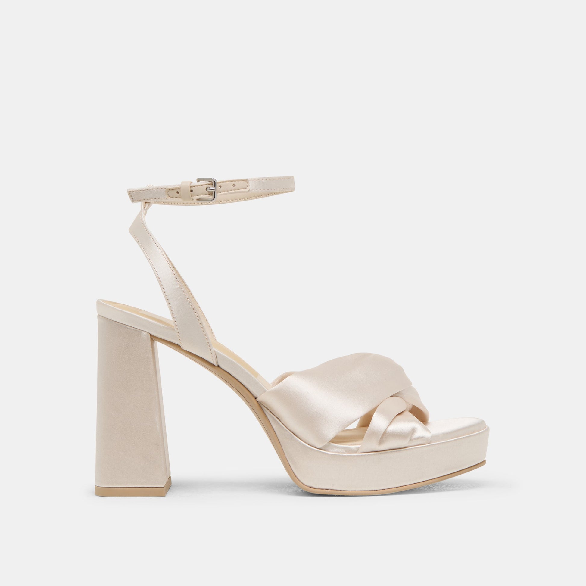 PARLO HEELS IVORY SATIN
 – Dolce Vita