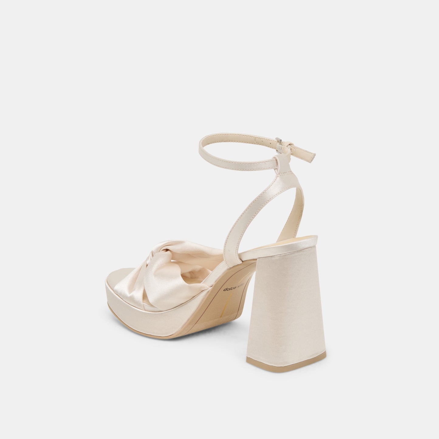 PARLO HEELS IVORY SATIN
 – Dolce Vita